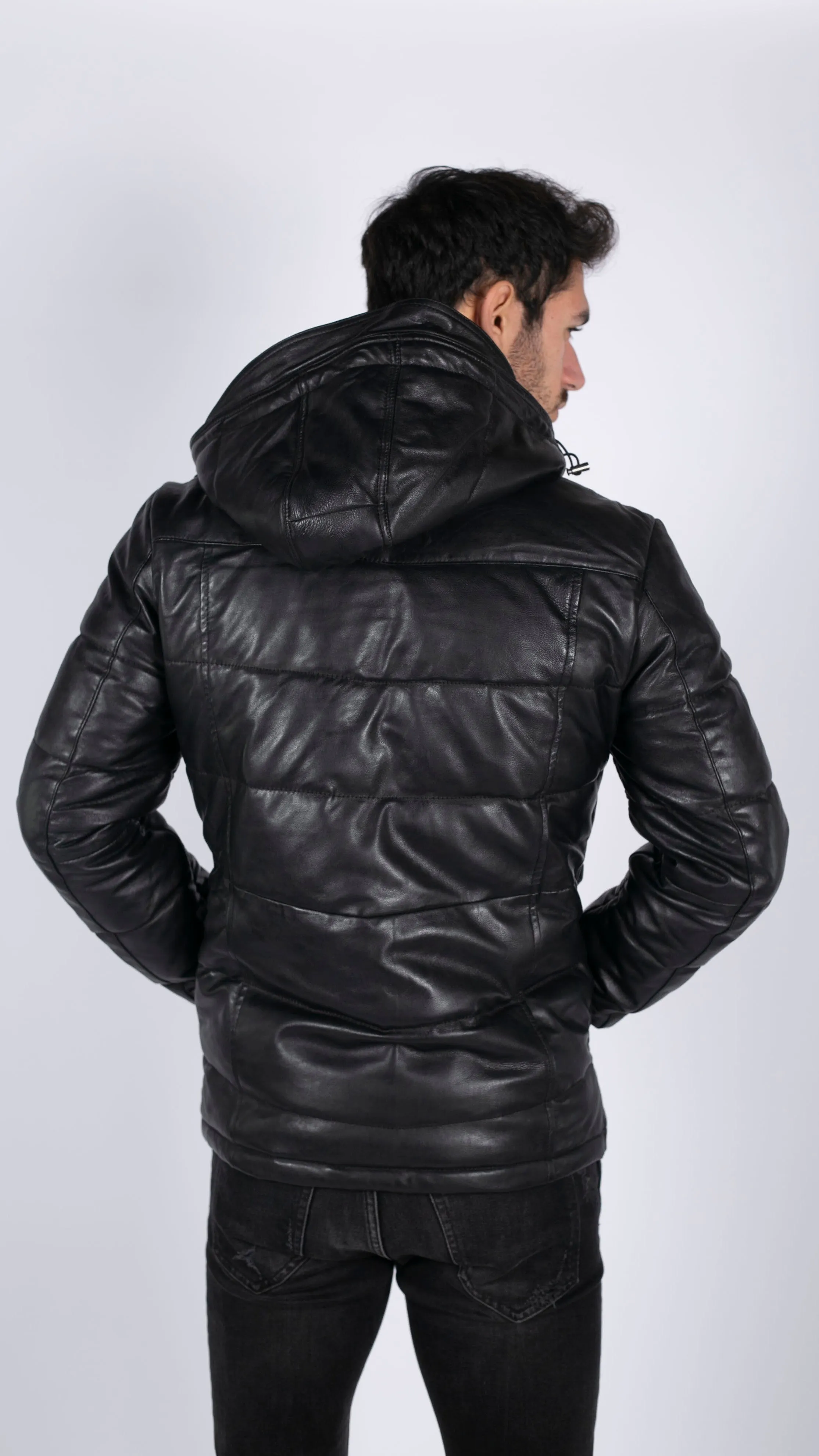 Puffer Hooded Quilted Jacket