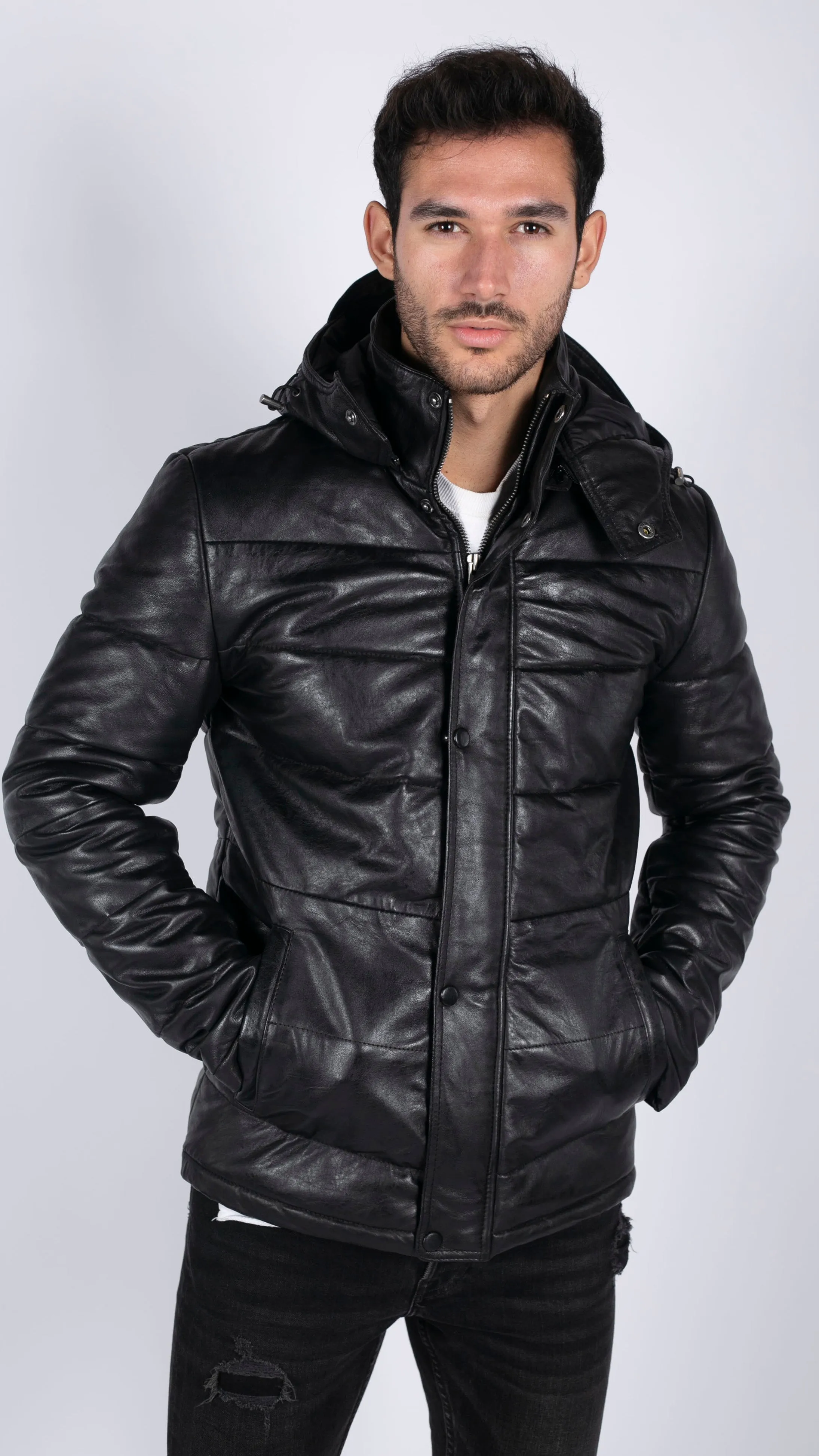 Puffer Hooded Quilted Jacket