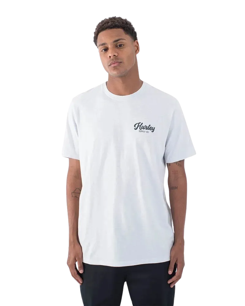 Raceway Slub T-Shirt in Platinum