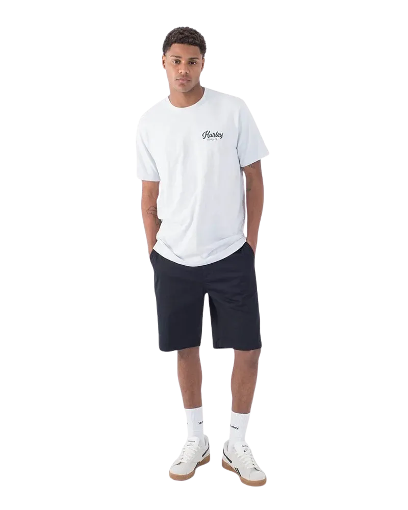 Raceway Slub T-Shirt in Platinum