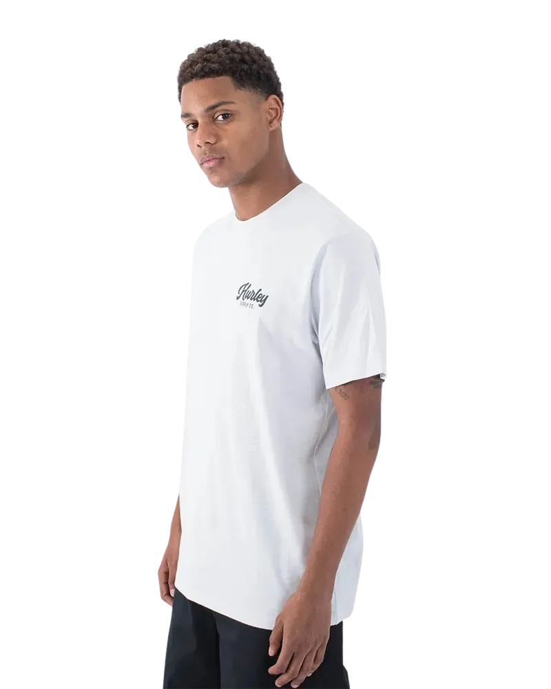 Raceway Slub T-Shirt in Platinum