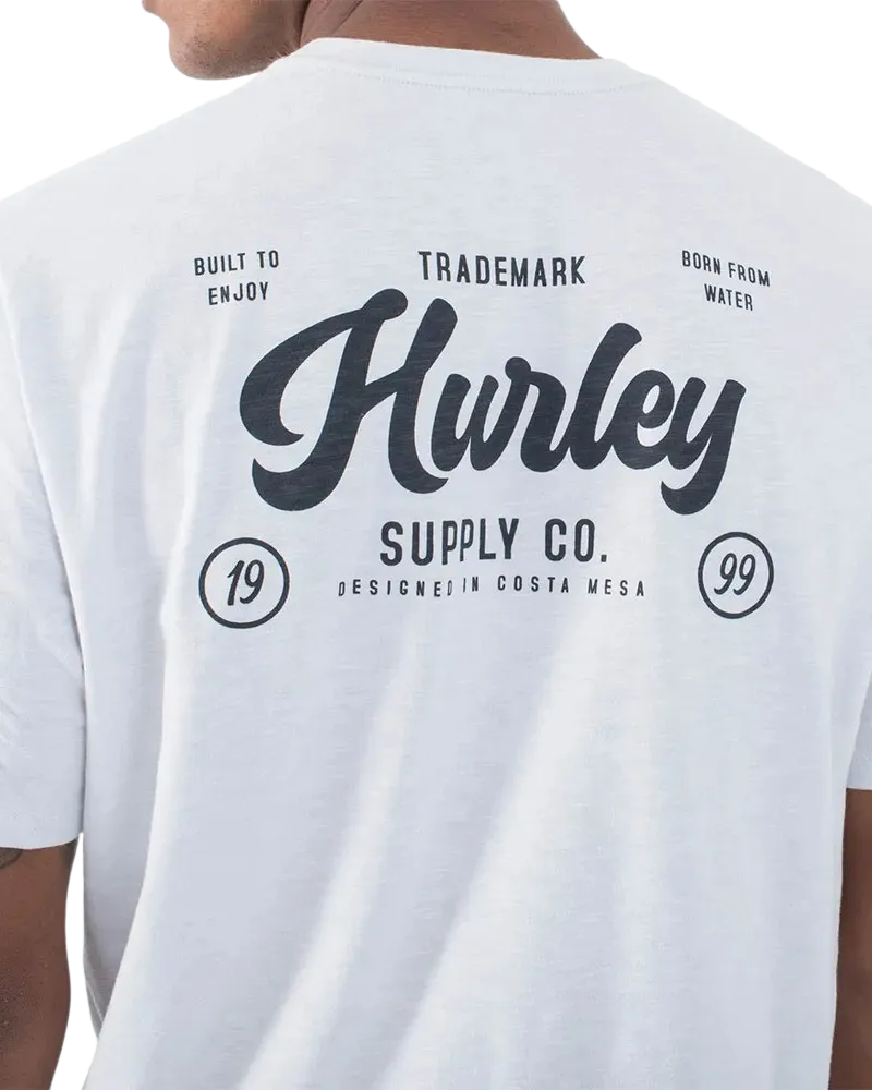 Raceway Slub T-Shirt in Platinum