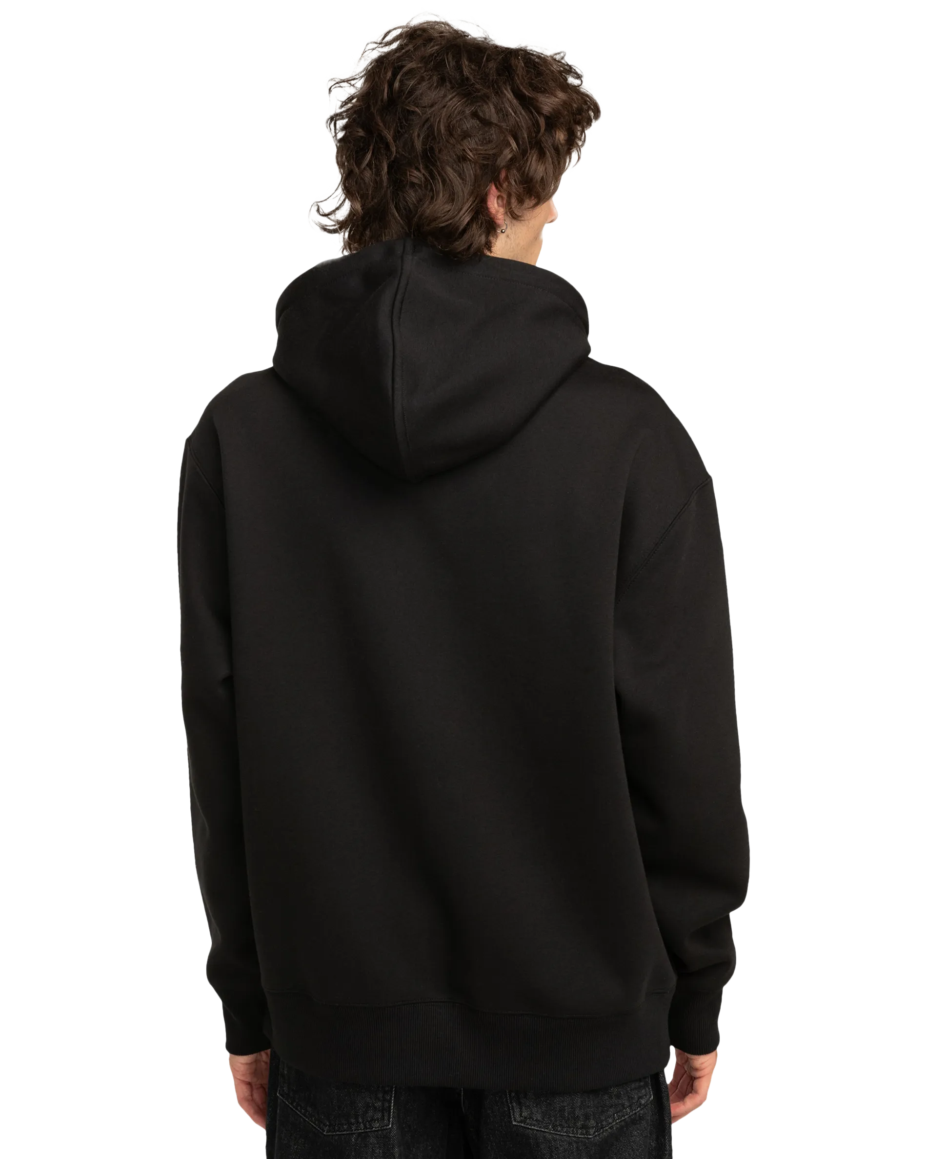 Rain Cornell Zip Hoodie in Flint Black