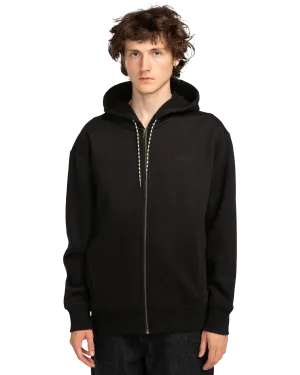 Rain Cornell Zip Hoodie in Flint Black