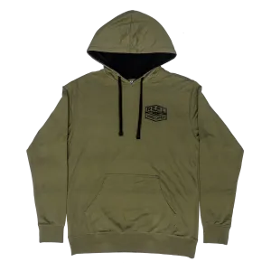 REAL Shred Supply Hooded Sweatshirt-Military Green
