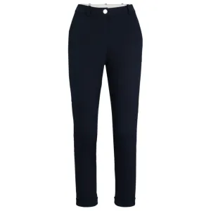 Regular-fit trousers in stretch-cotton twill