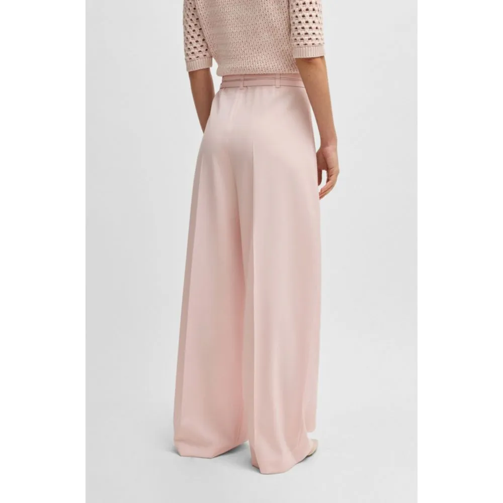 Relaxed-fit trousers in virgin wool