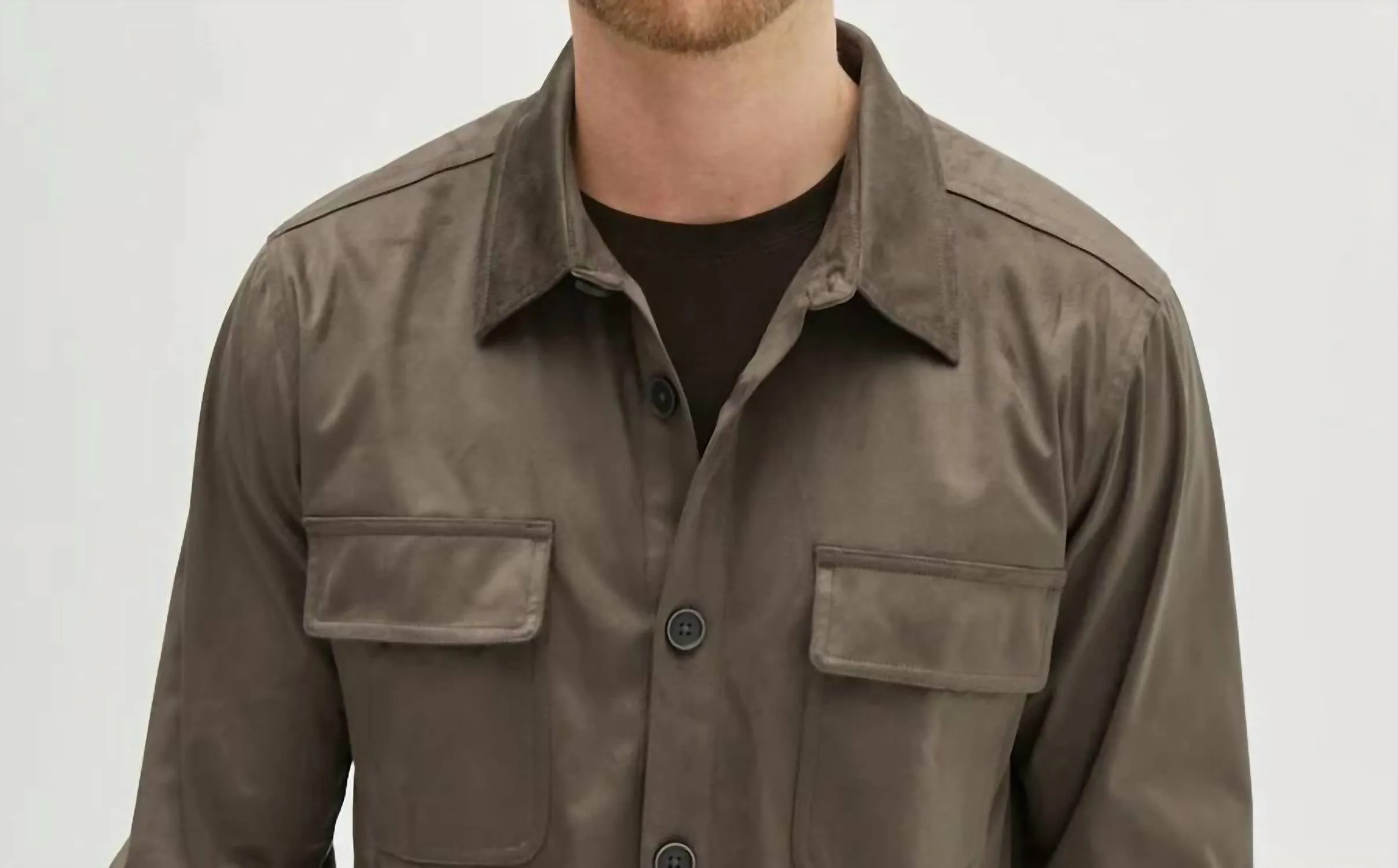 Renoir Shirt Jacket In Soldier Green
