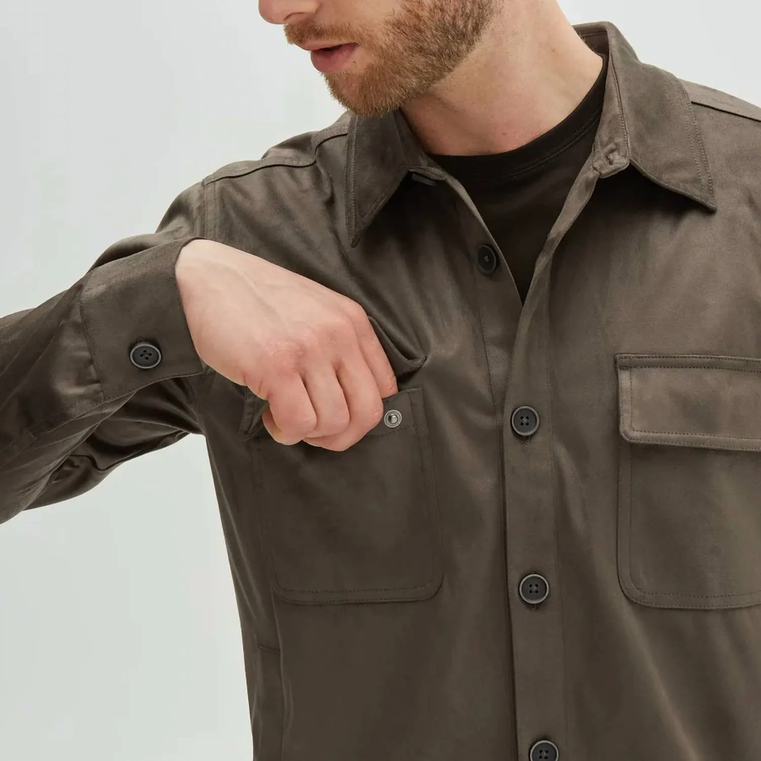 Renoir Shirt Jacket In Soldier Green