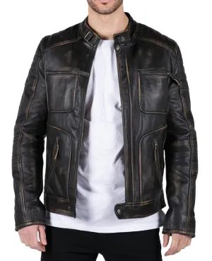 Retro Real Leather Jacket
