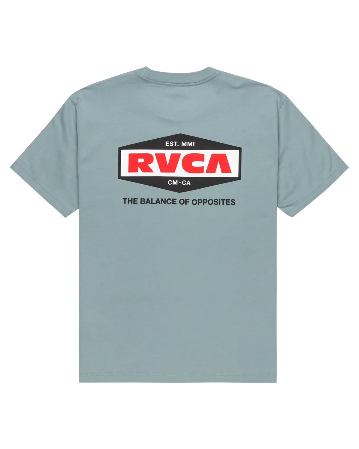 RVCA Logo T-Shirt in Lead