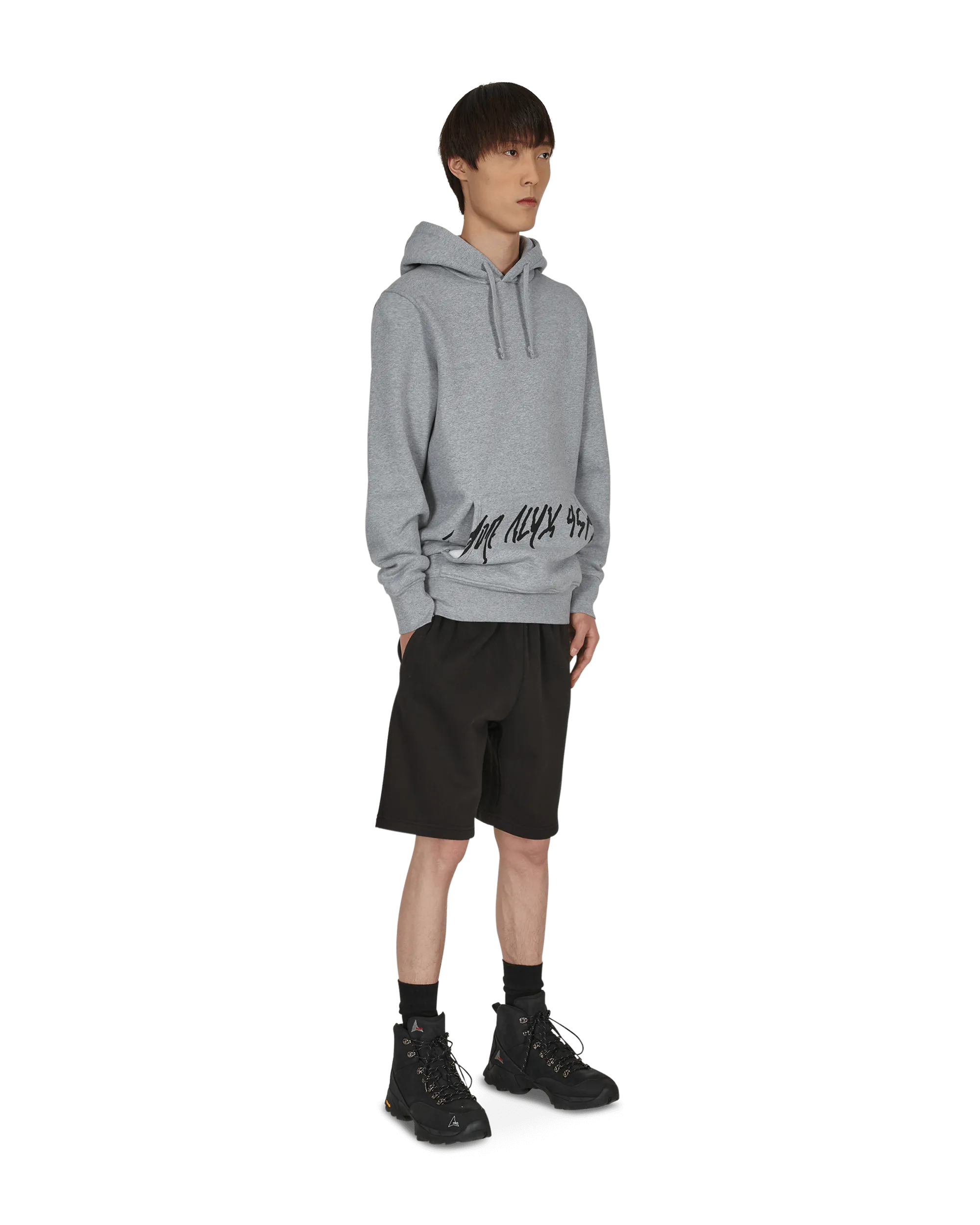 Script Hooded Sweatshirt Multicolor