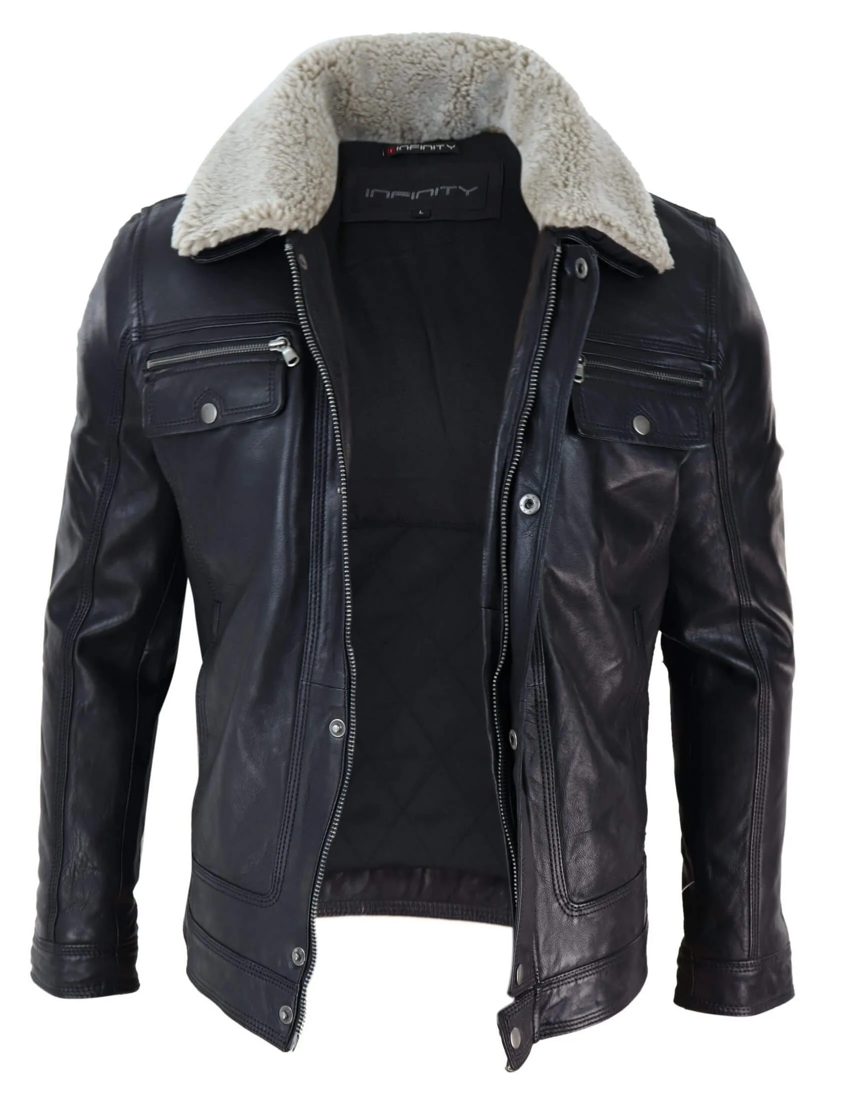 Sheepskin Collar Jacket