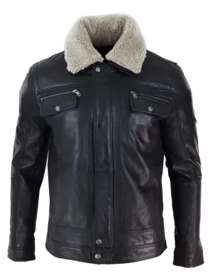 Sheepskin Collar Jacket