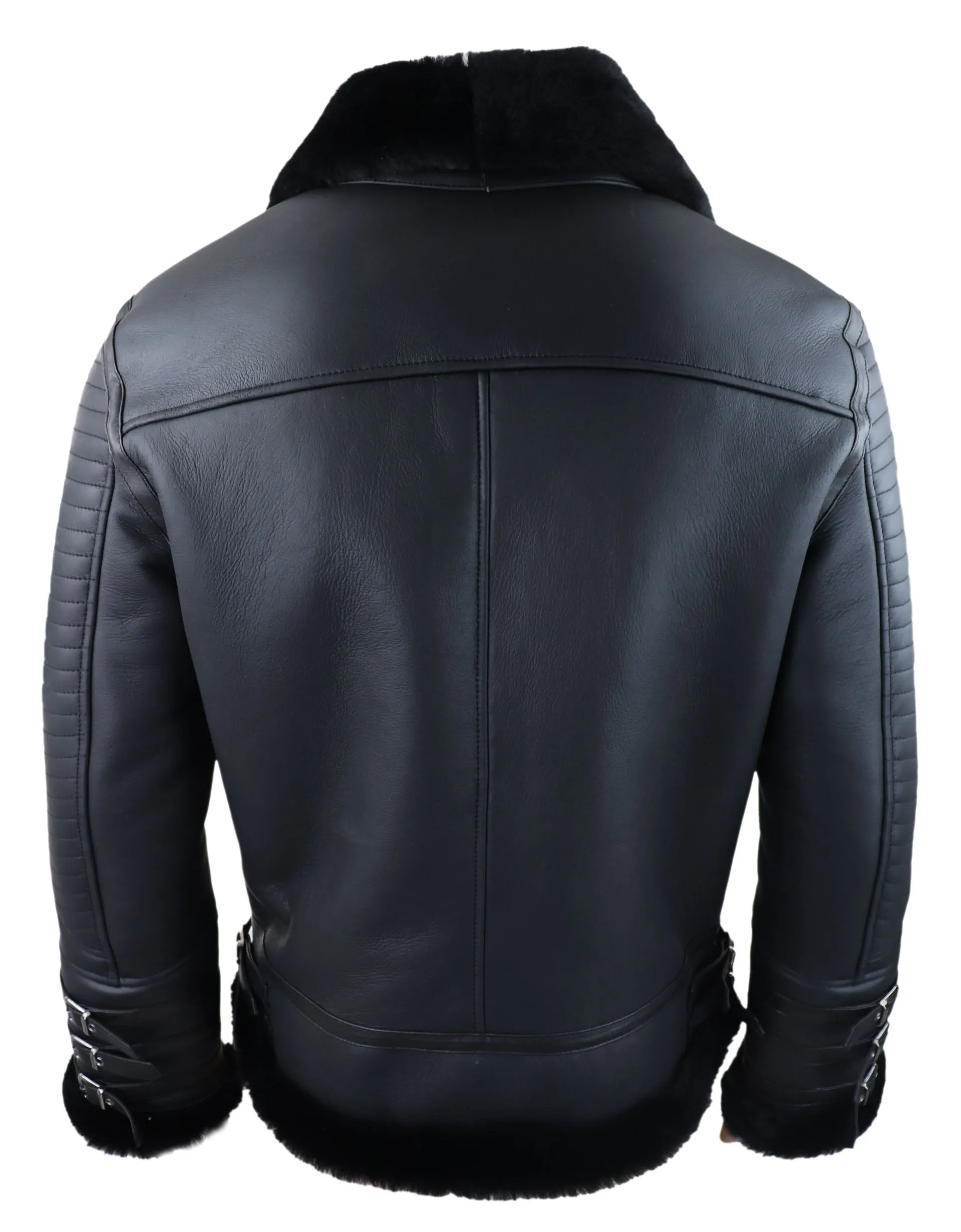 Sheepskin Zipped Pilot Jacket