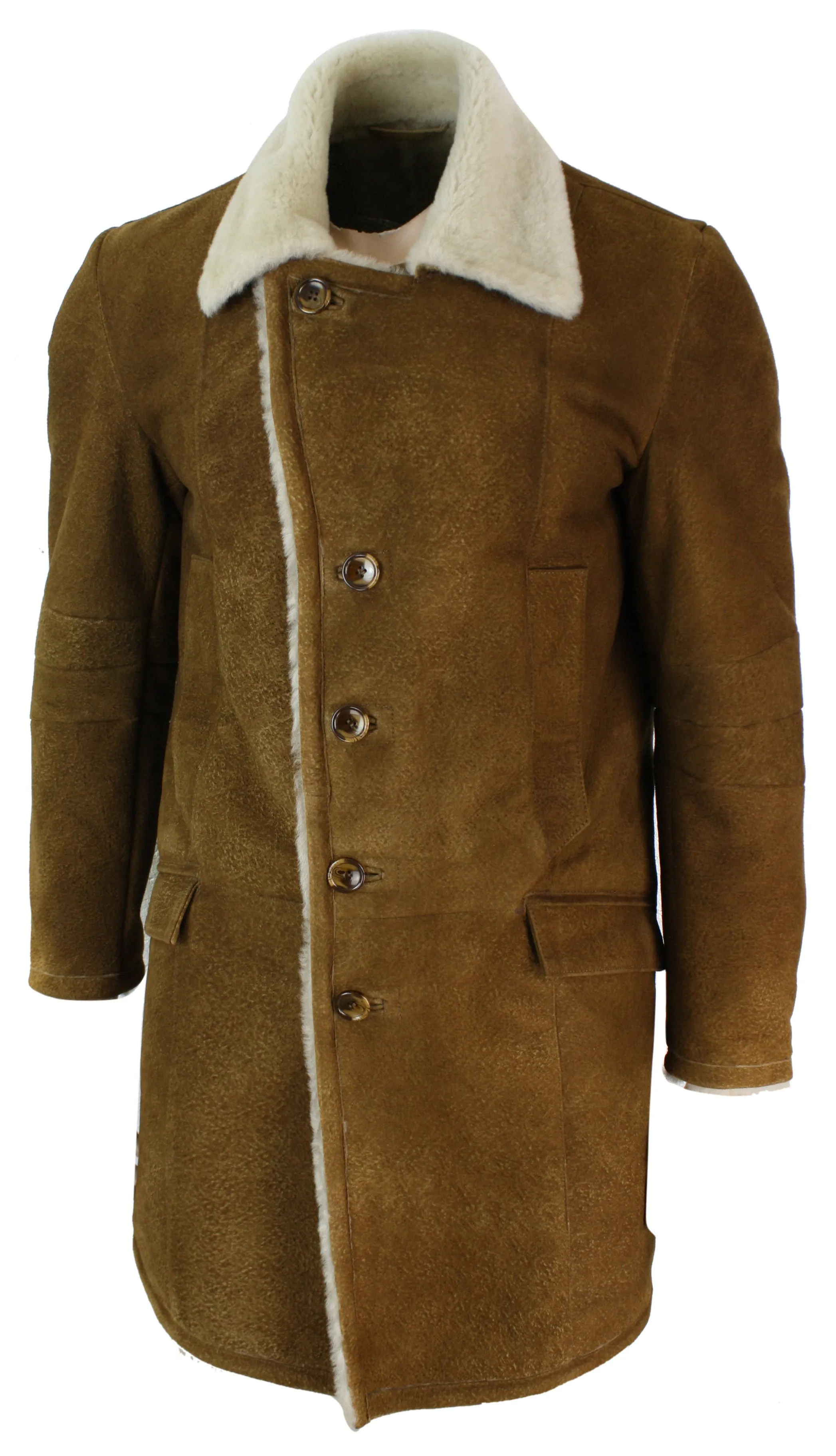 Sherling Sheepskin Crombi Overcoat