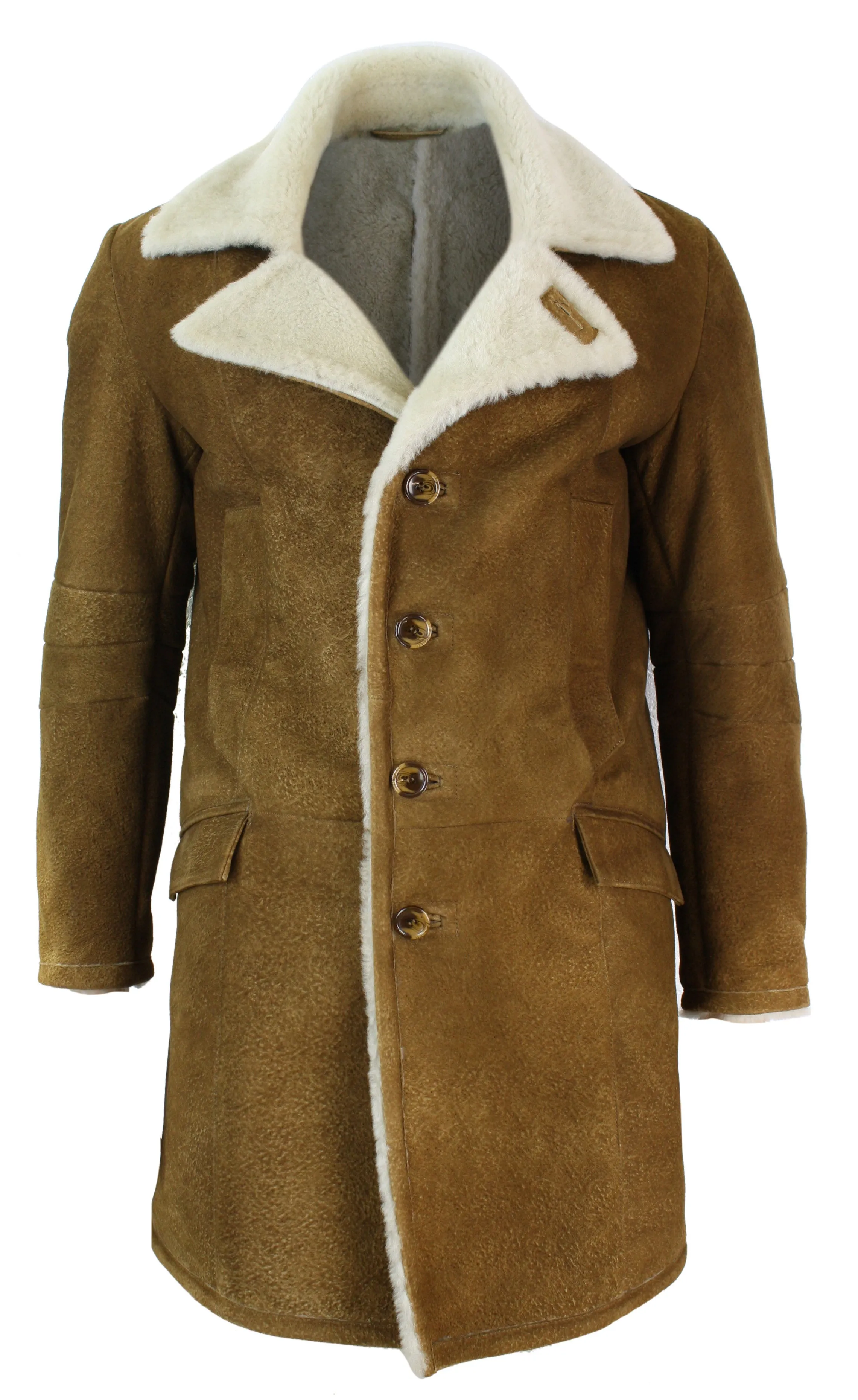 Sherling Sheepskin Crombi Overcoat