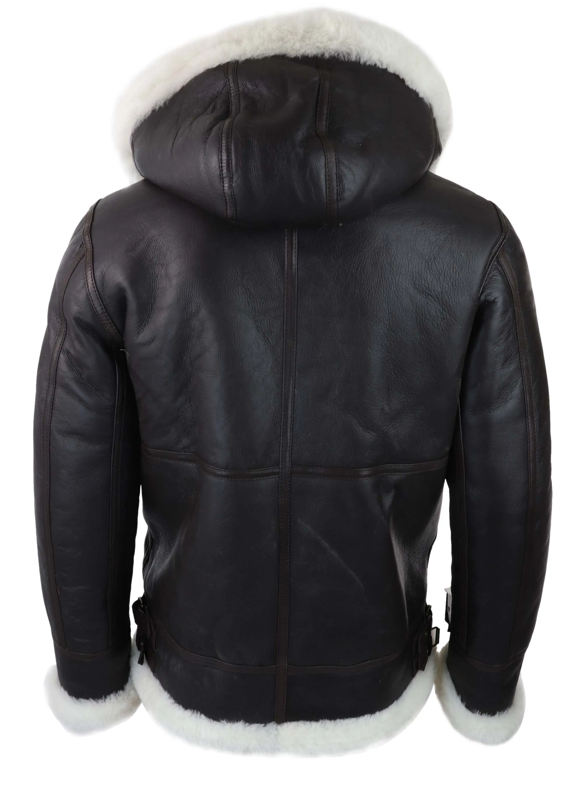 Sherling Sheepskin Hood Jacket Aviator