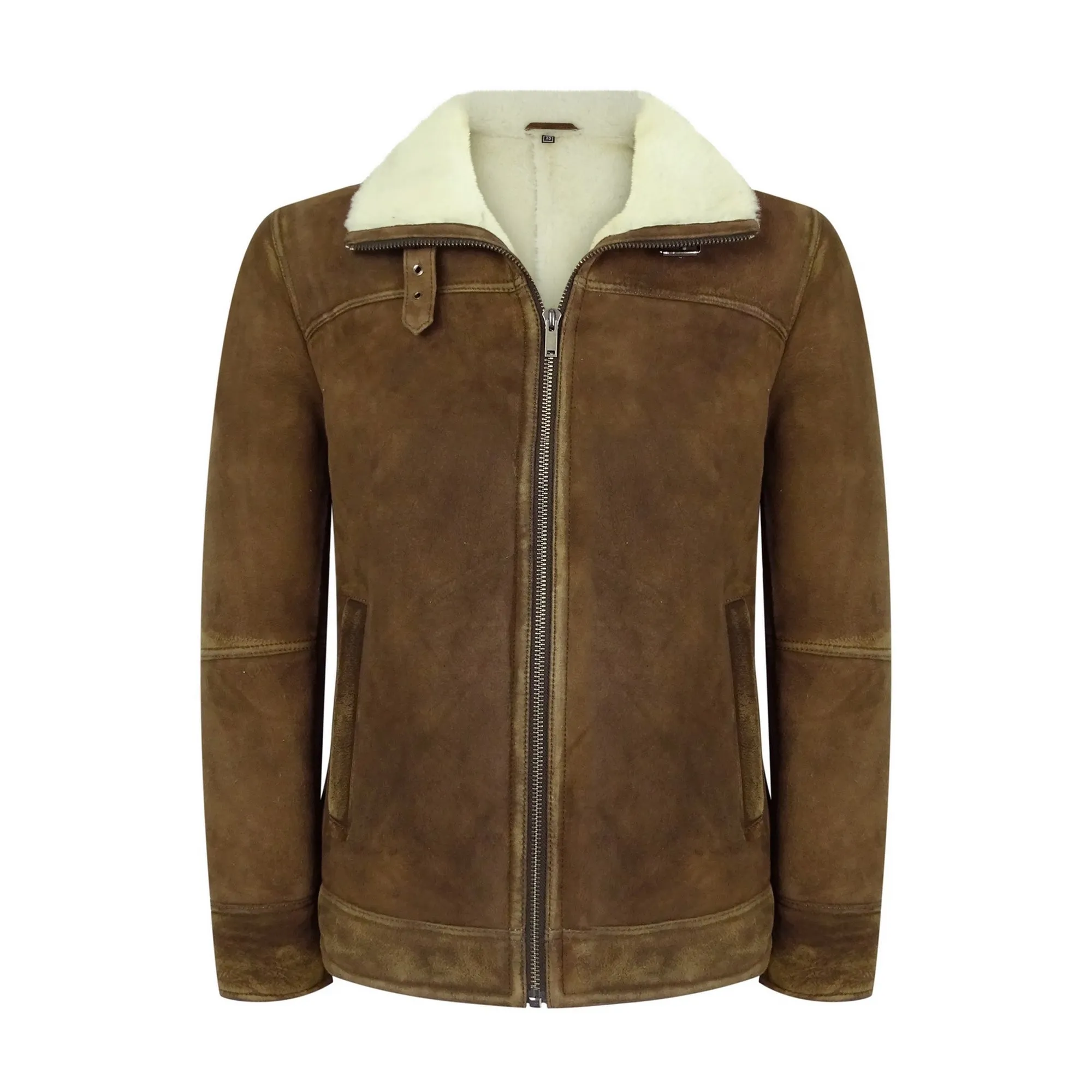 Sherling Sheepskin Suede Pilot Jacket
