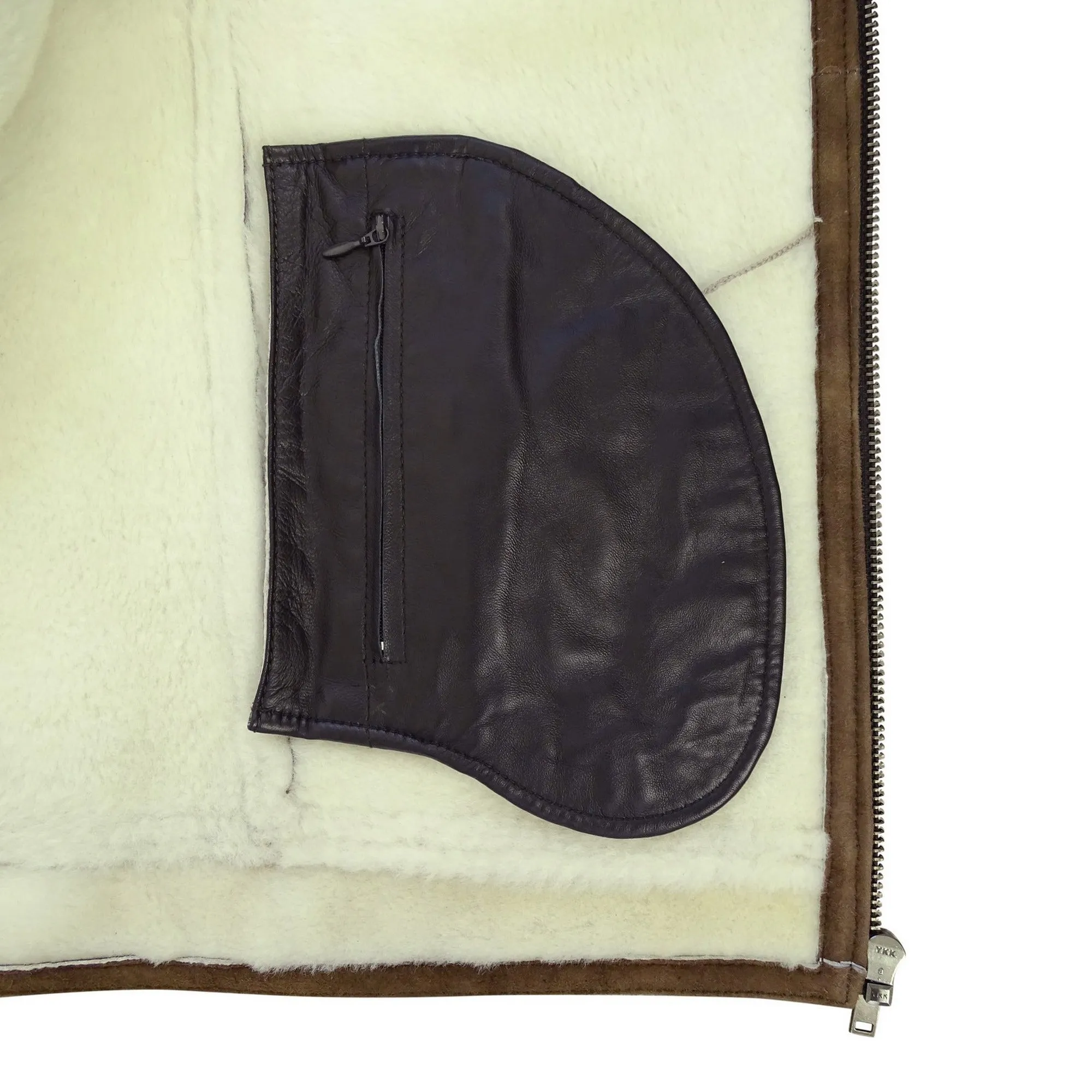 Sherling Sheepskin Suede Pilot Jacket