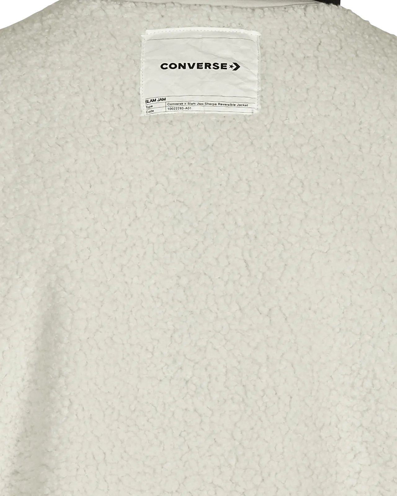 Slam Jam Sherpa Reversible Jacket Grey