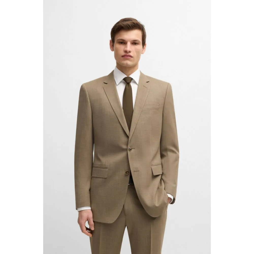Slim-fit suit in stretch cloth