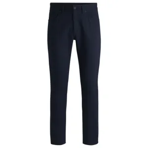Slim-fit trousers in stretch cotton