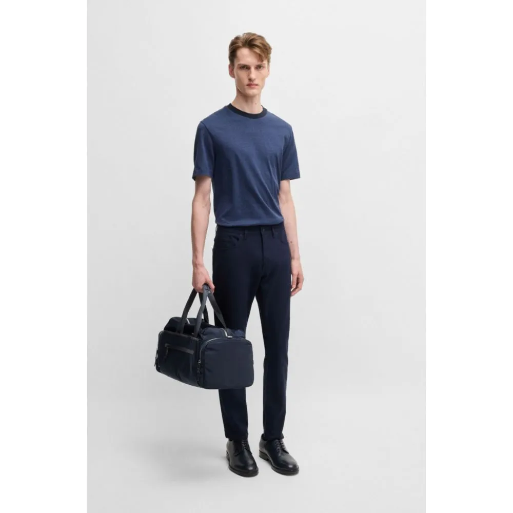 Slim-fit trousers in stretch cotton