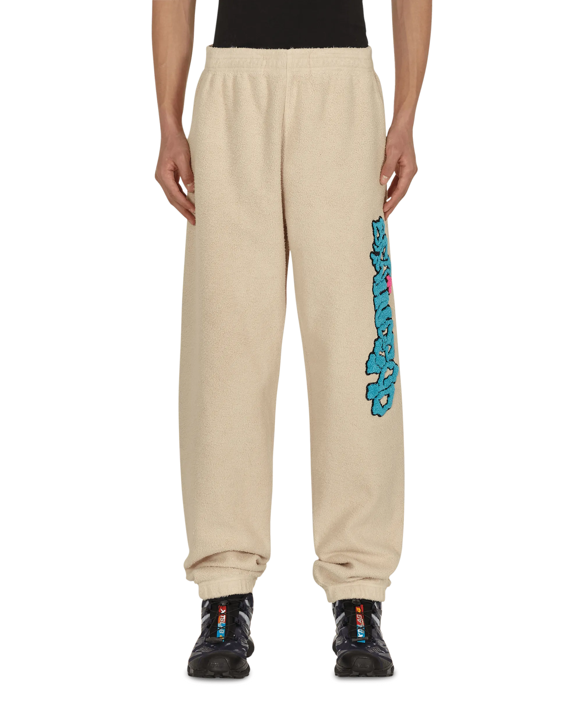 Slime Reverse Fleece Sweatpants Beige