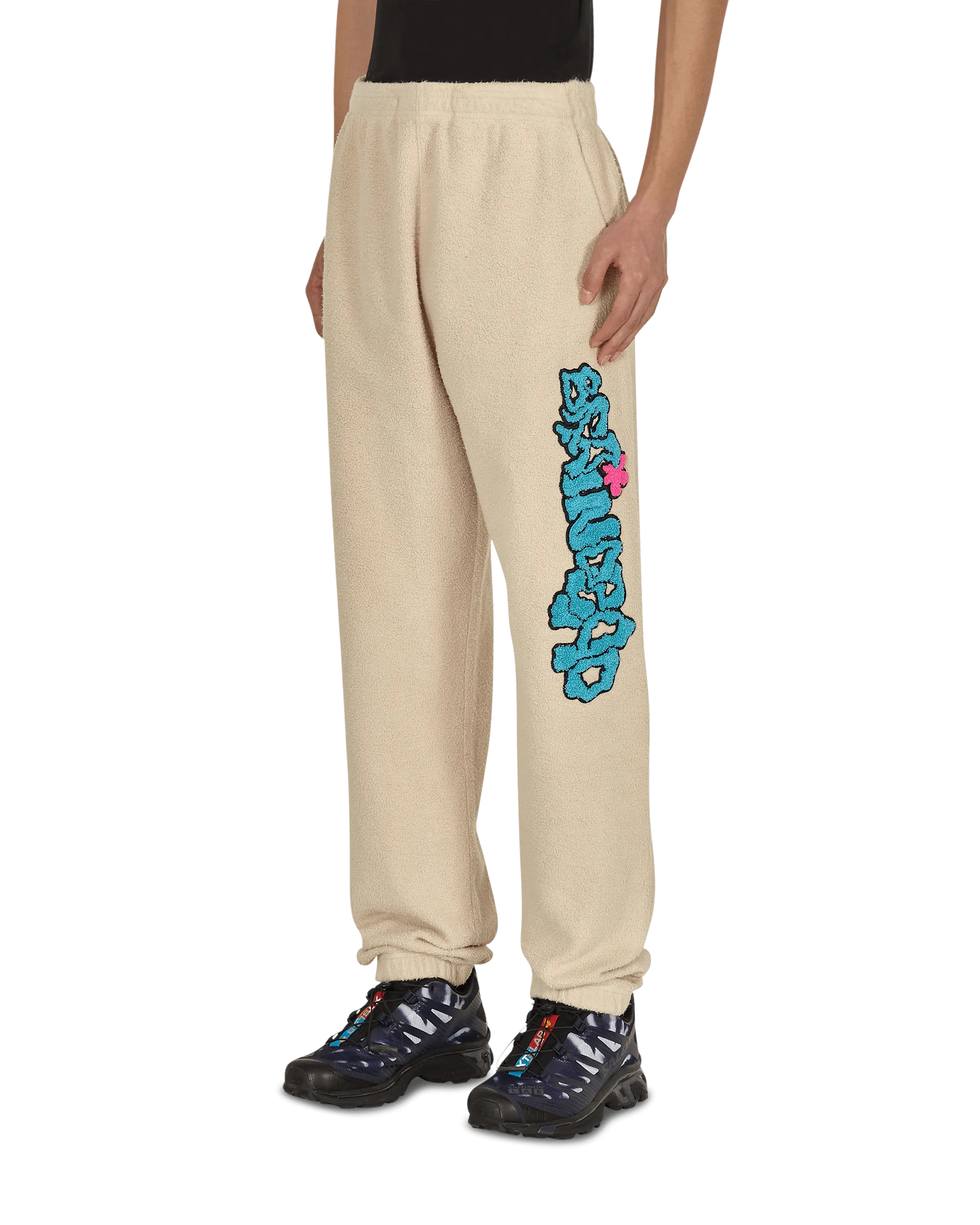 Slime Reverse Fleece Sweatpants Beige