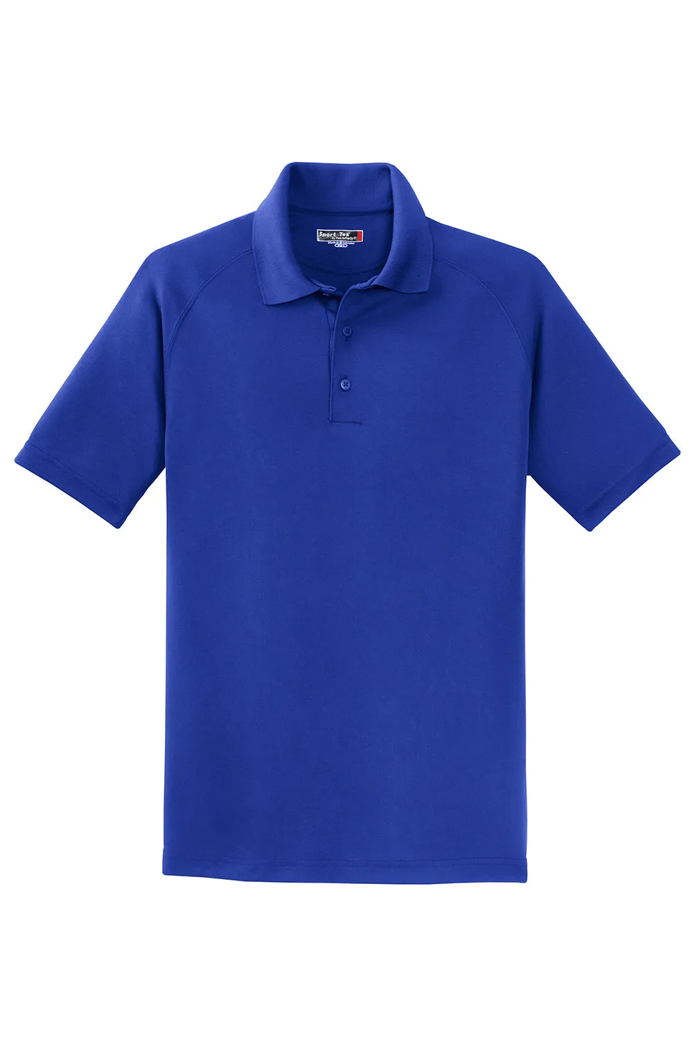 Sport-Tek Mens Dry Zone Moisture Wicking Short Sleeve Polo Shirt - True Royal Blue