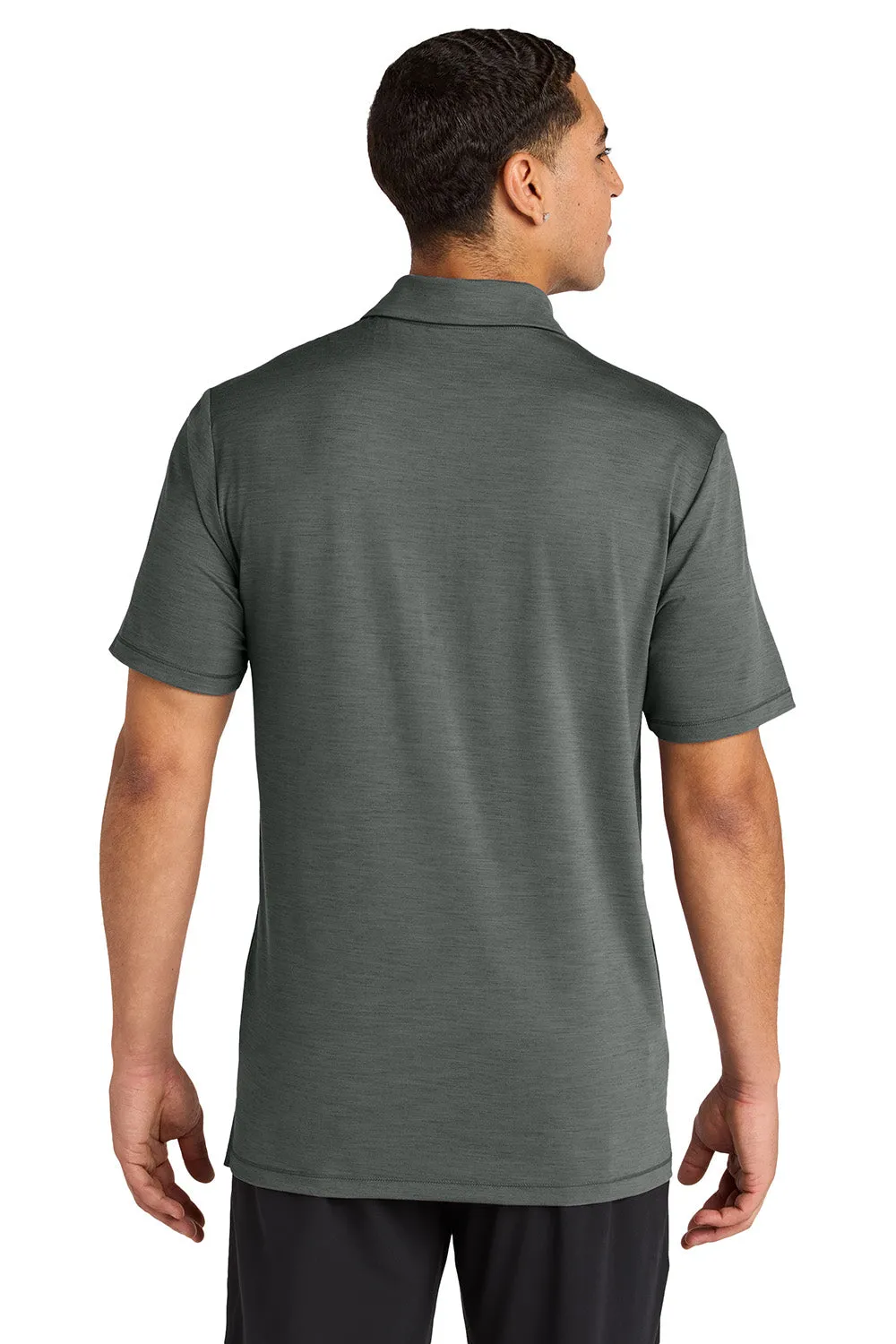 Sport-Tek Mens Versa Moisture Wicking Short Sleeve Polo Shirt - Shadow Grey