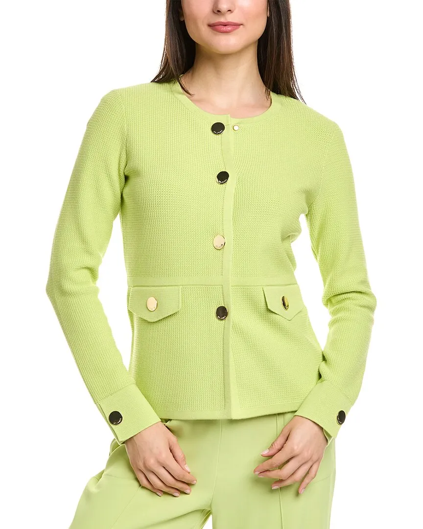 St. John Stretch Pique Knit Jacket