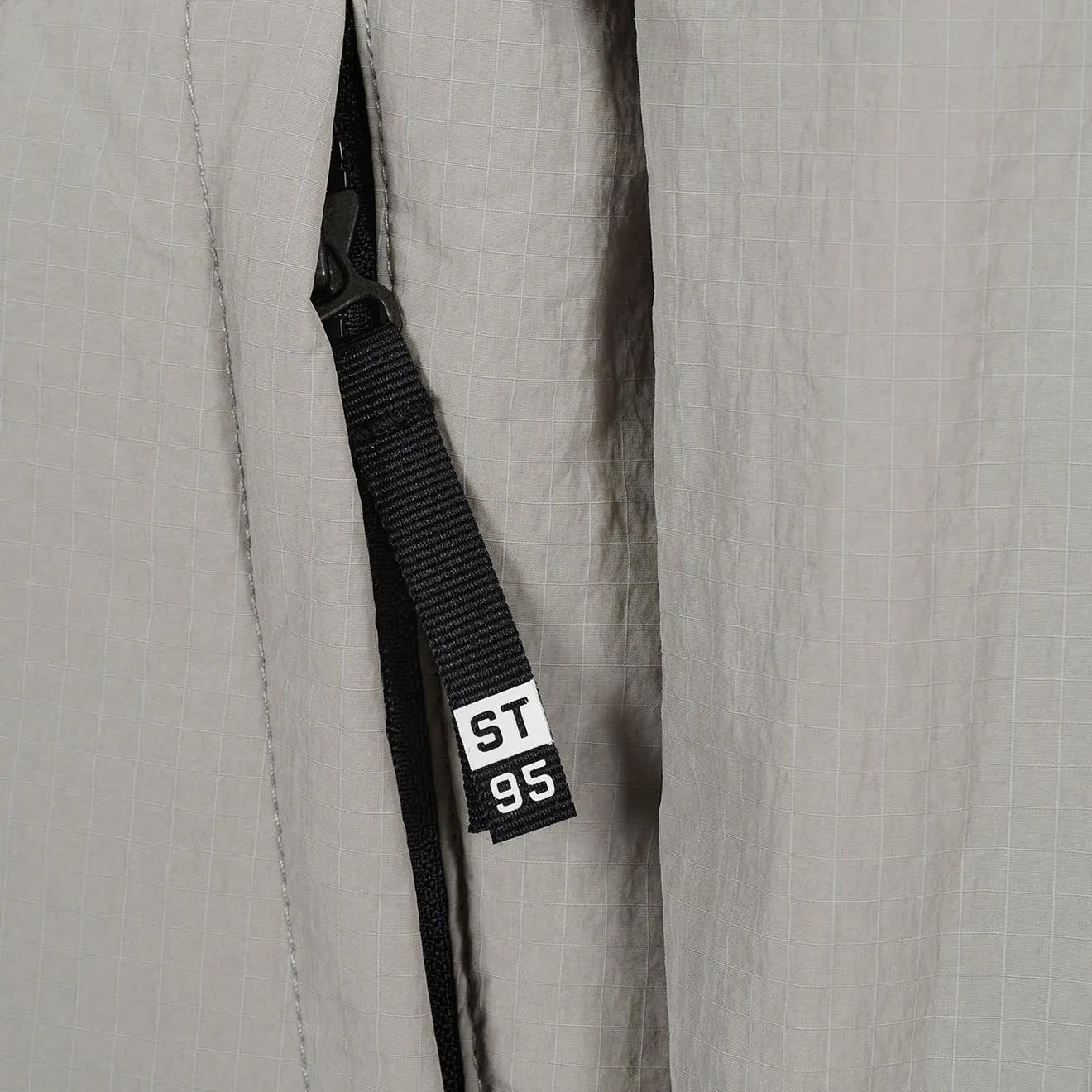 ST95 Lightweight Padded Overshirt Light Grey