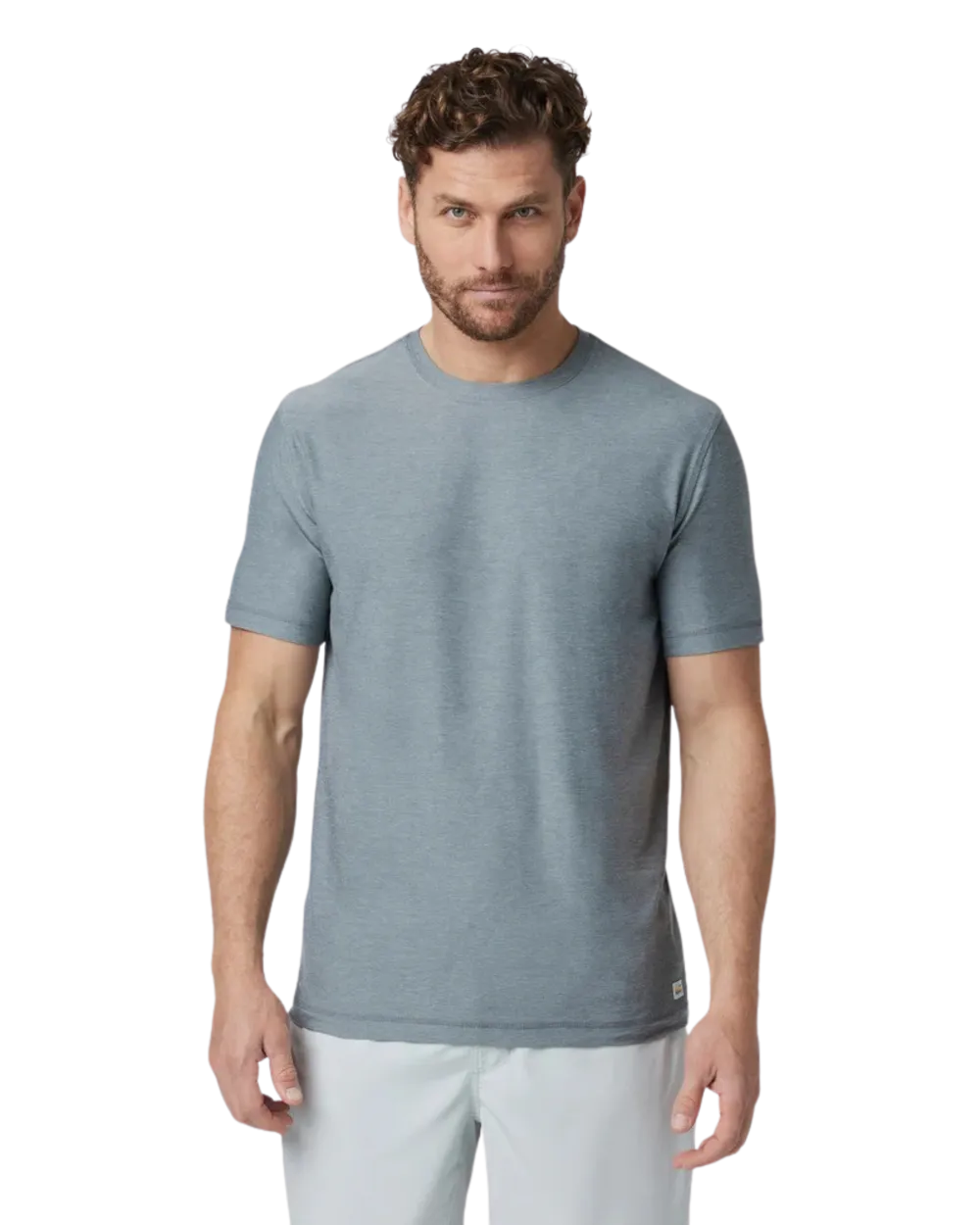 Strato Tech T-Shirt in Dusty Blue Heather
