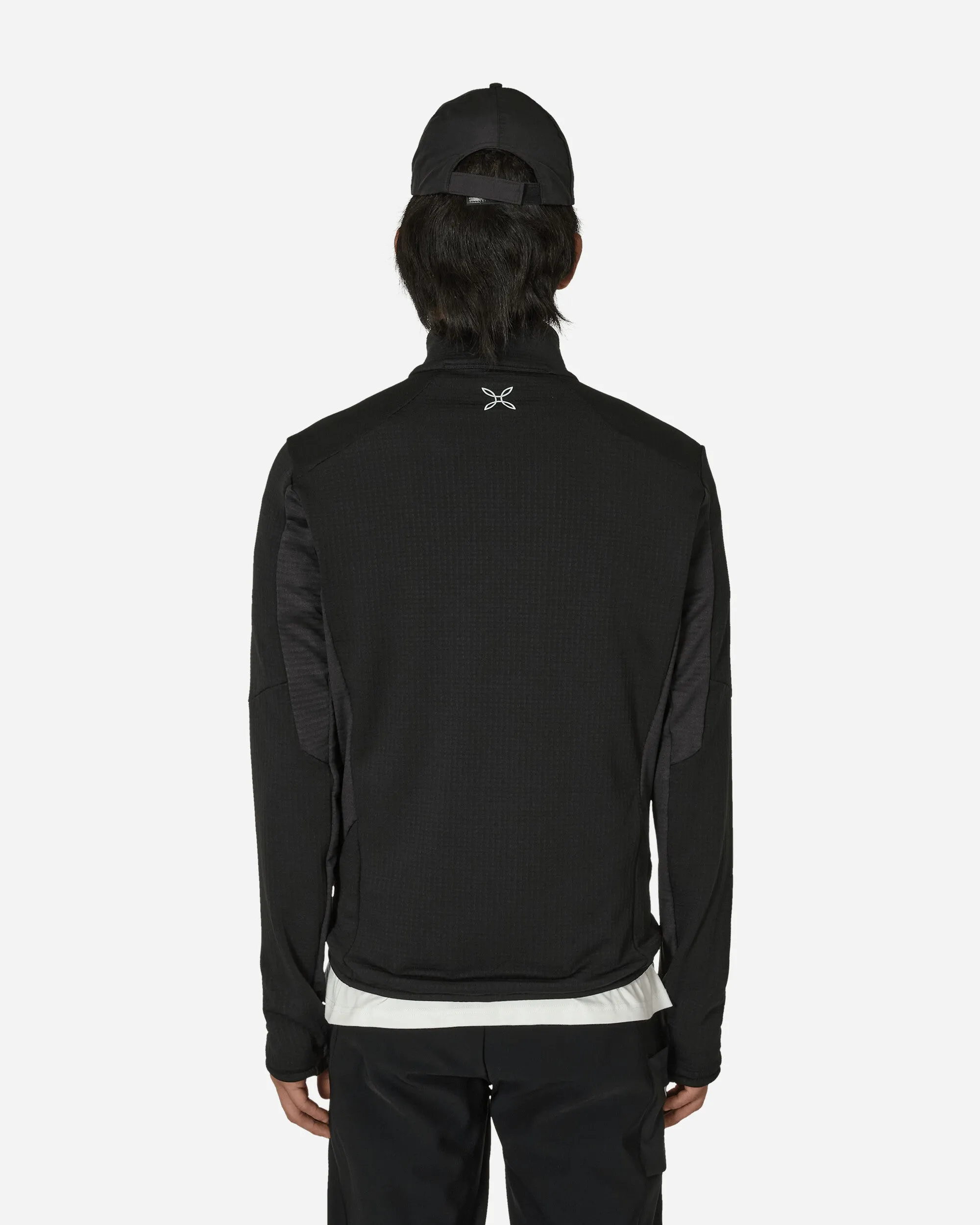 Stretch Color Fleece Jacket Black