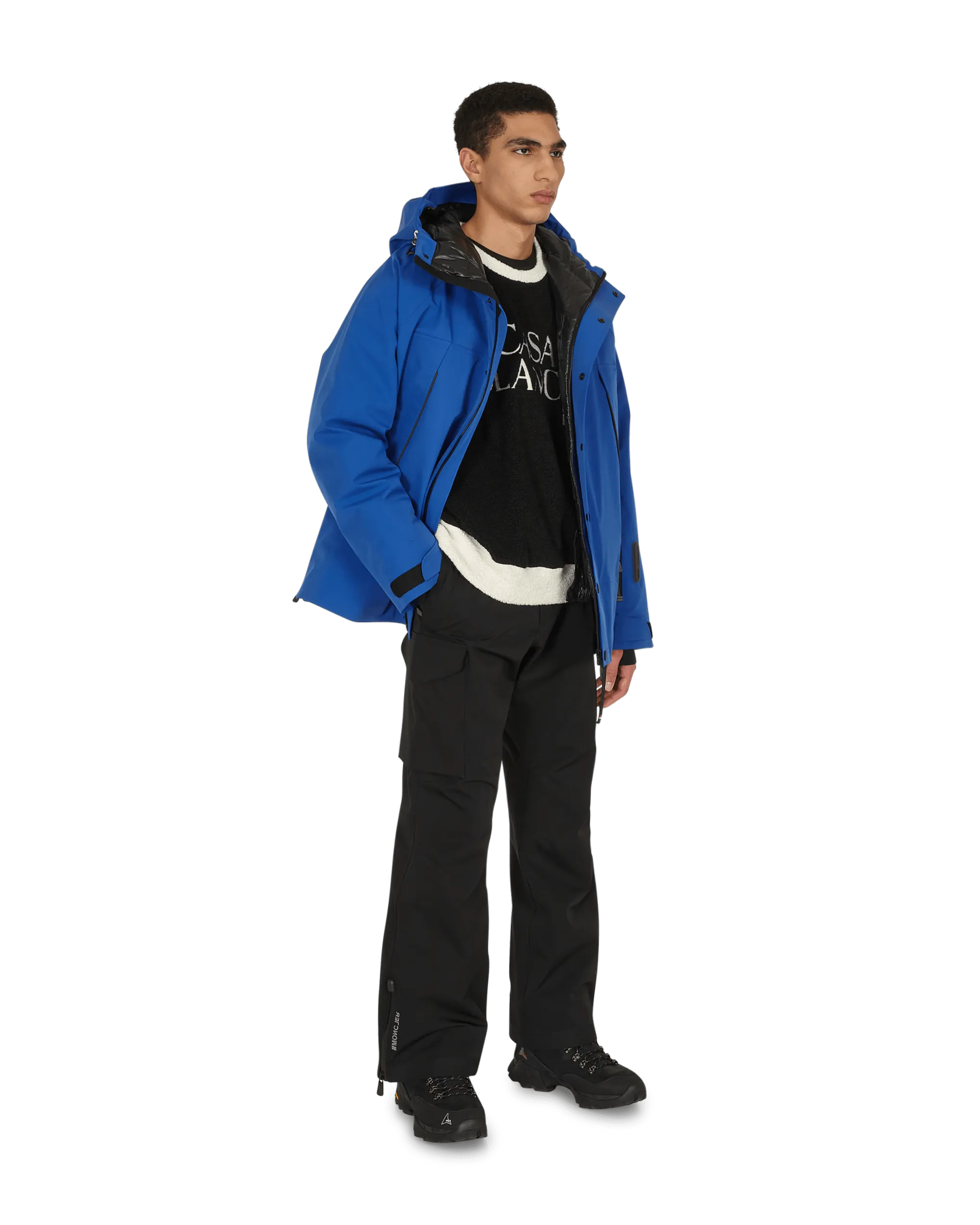 Stretch Nylon Trousers Black
