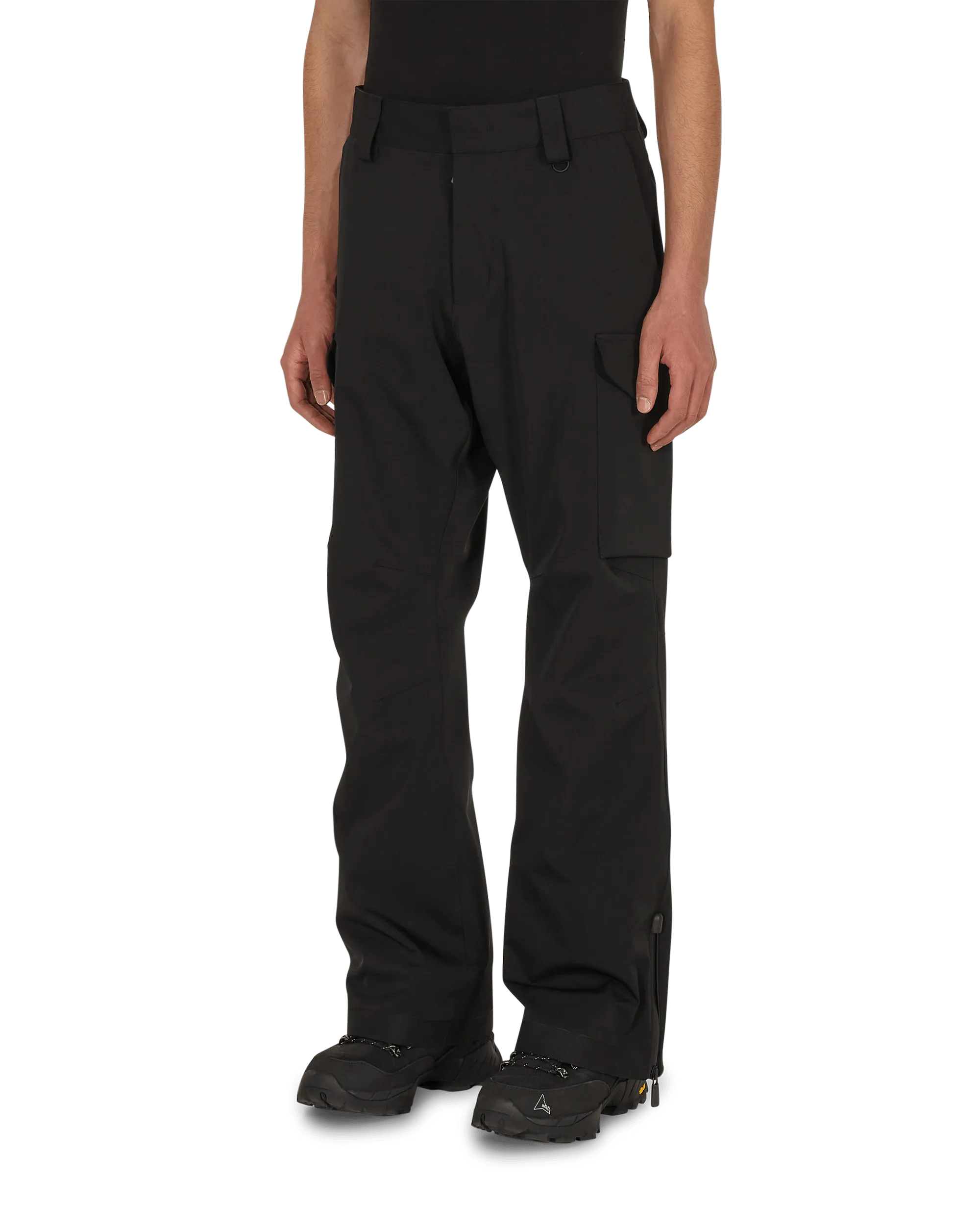 Stretch Nylon Trousers Black