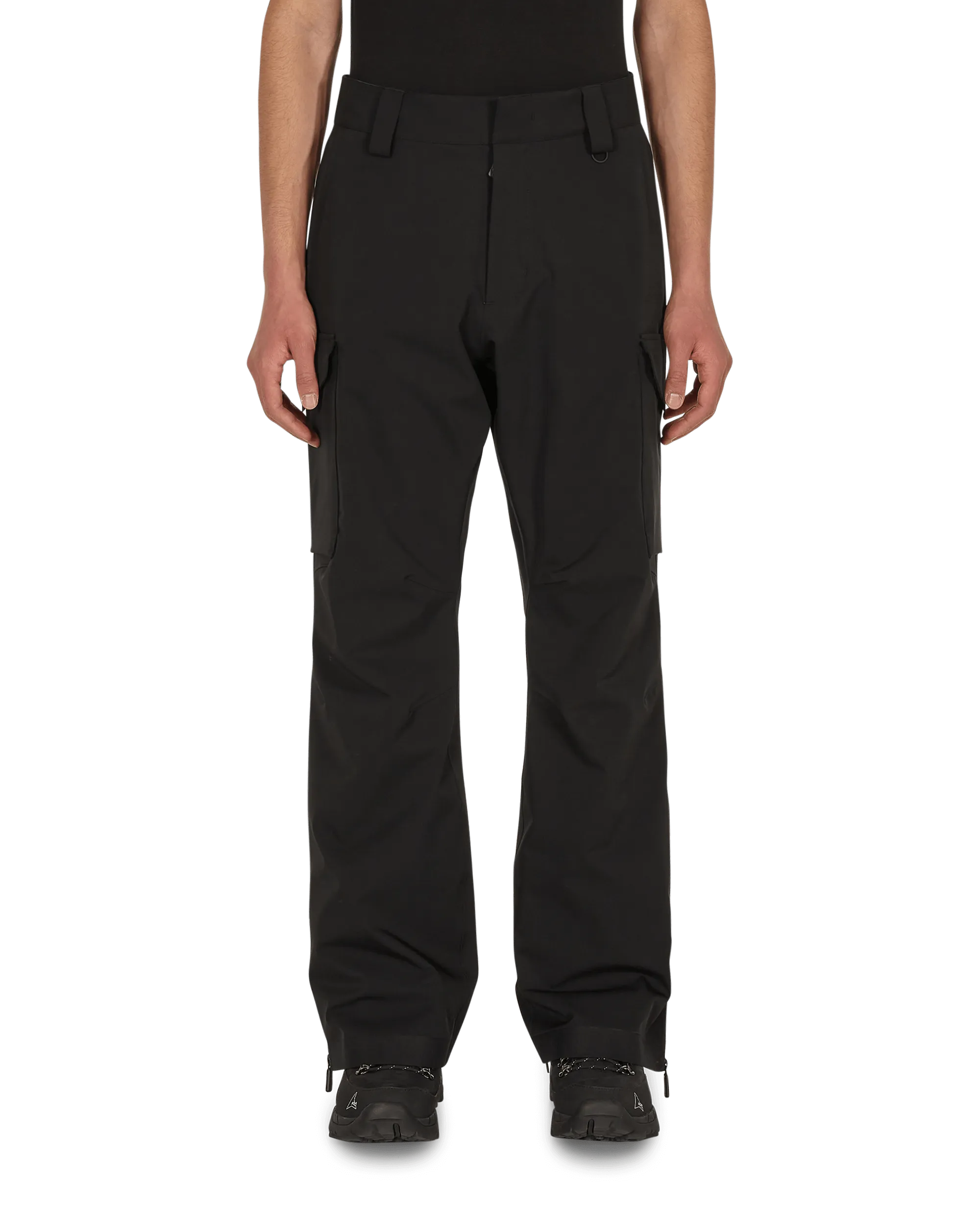 Stretch Nylon Trousers Black