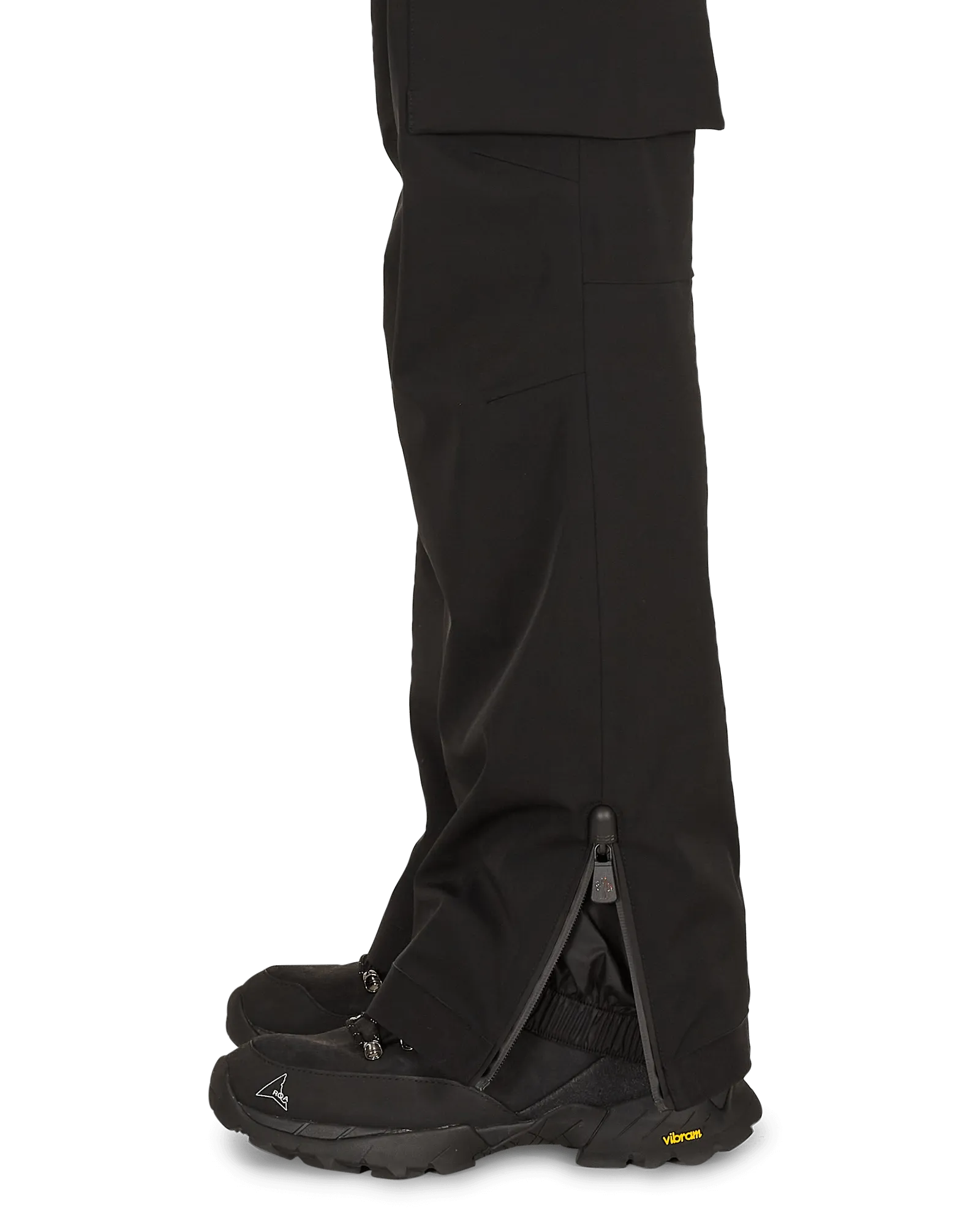 Stretch Nylon Trousers Black