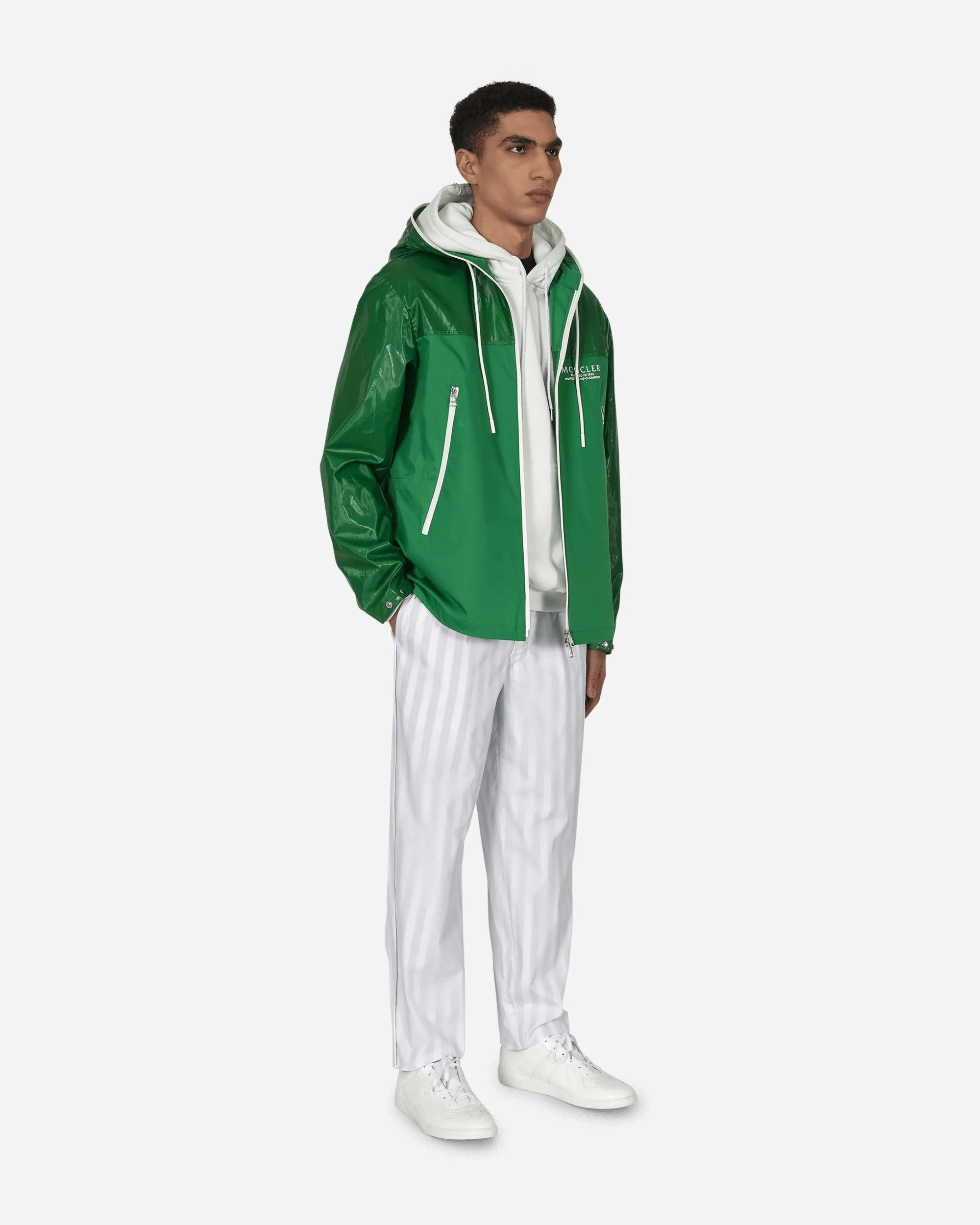 Stripe Trousers White