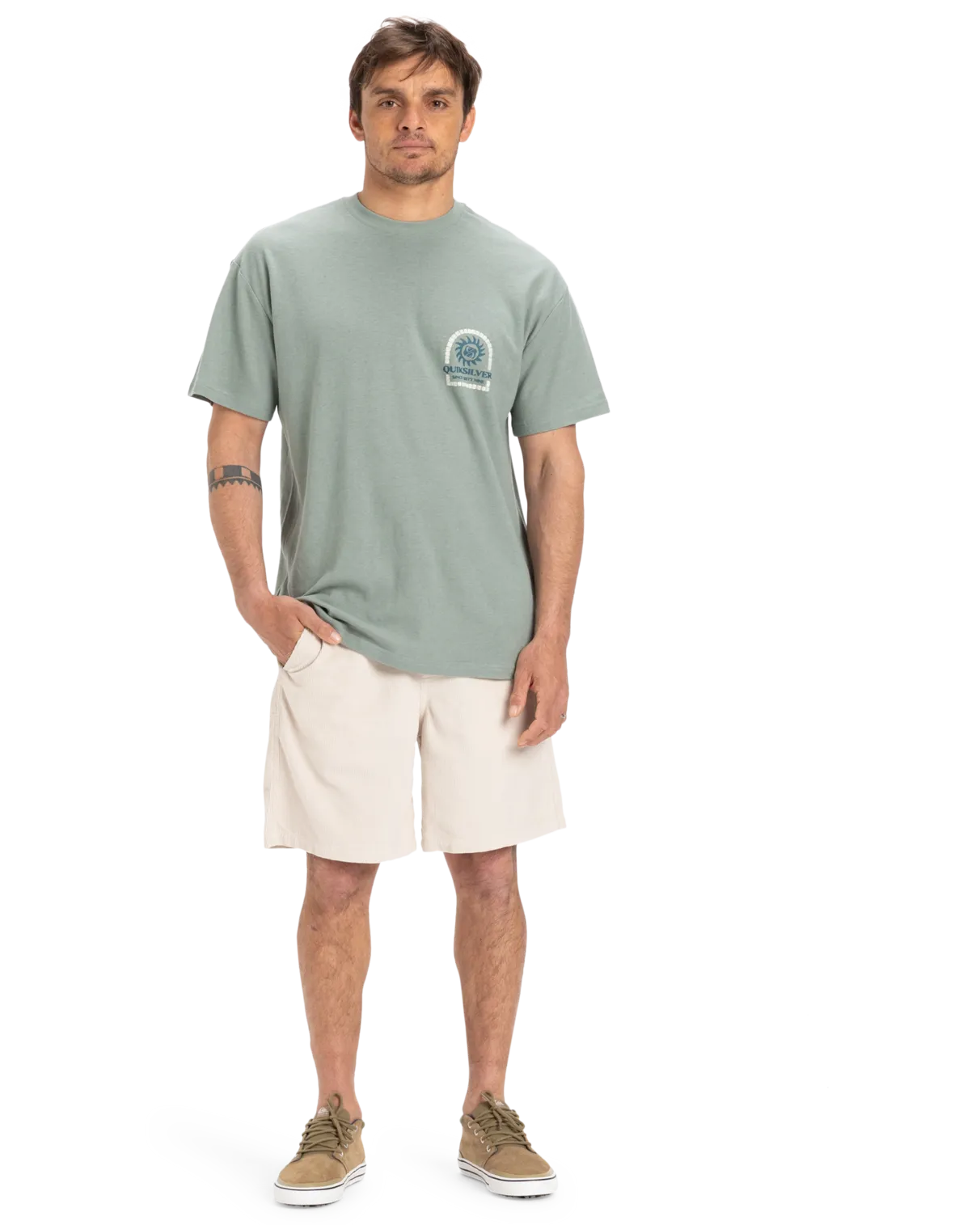 Sun Power T-Shirt in Chinois Green