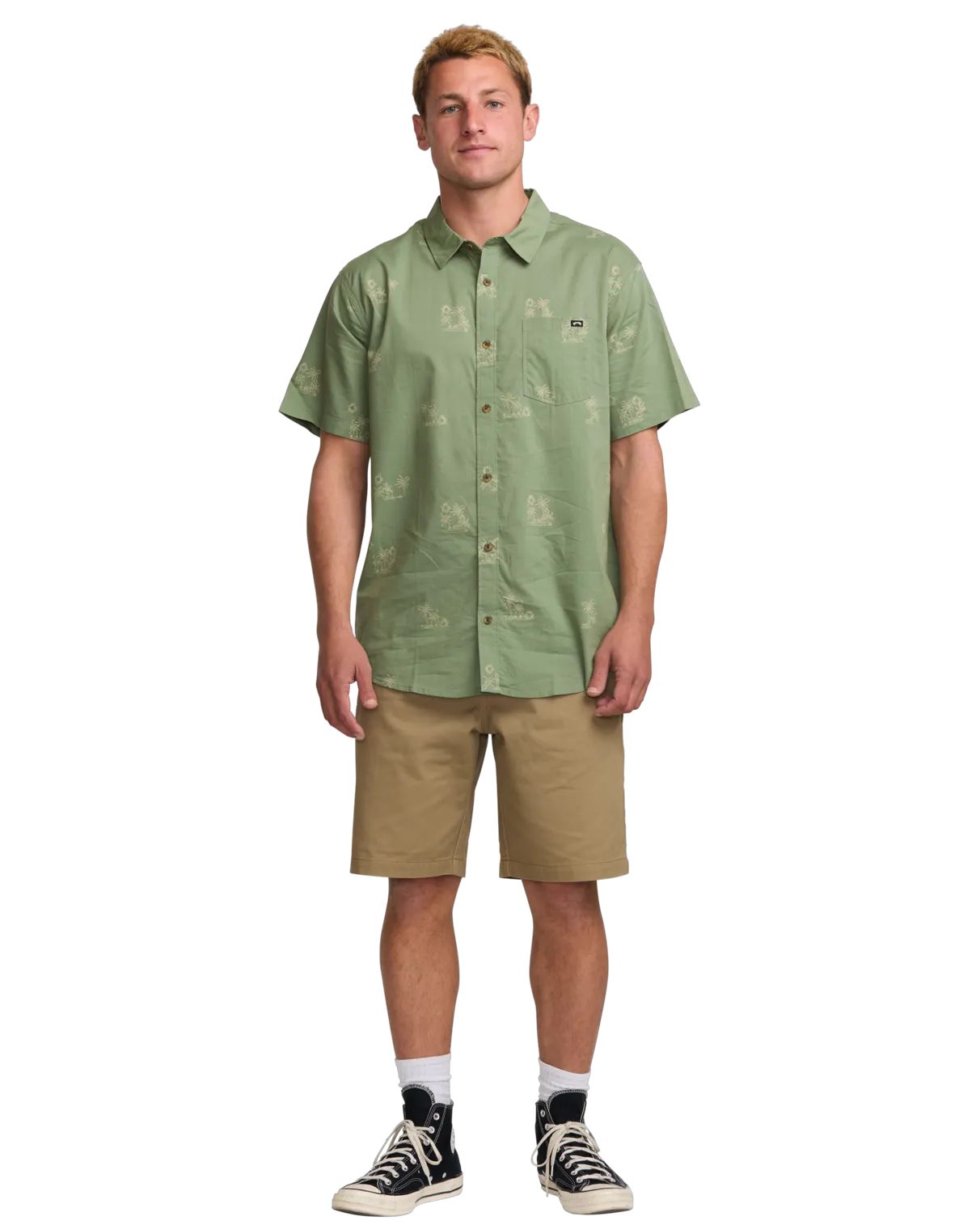 Sundays Mini Shirt in Moss