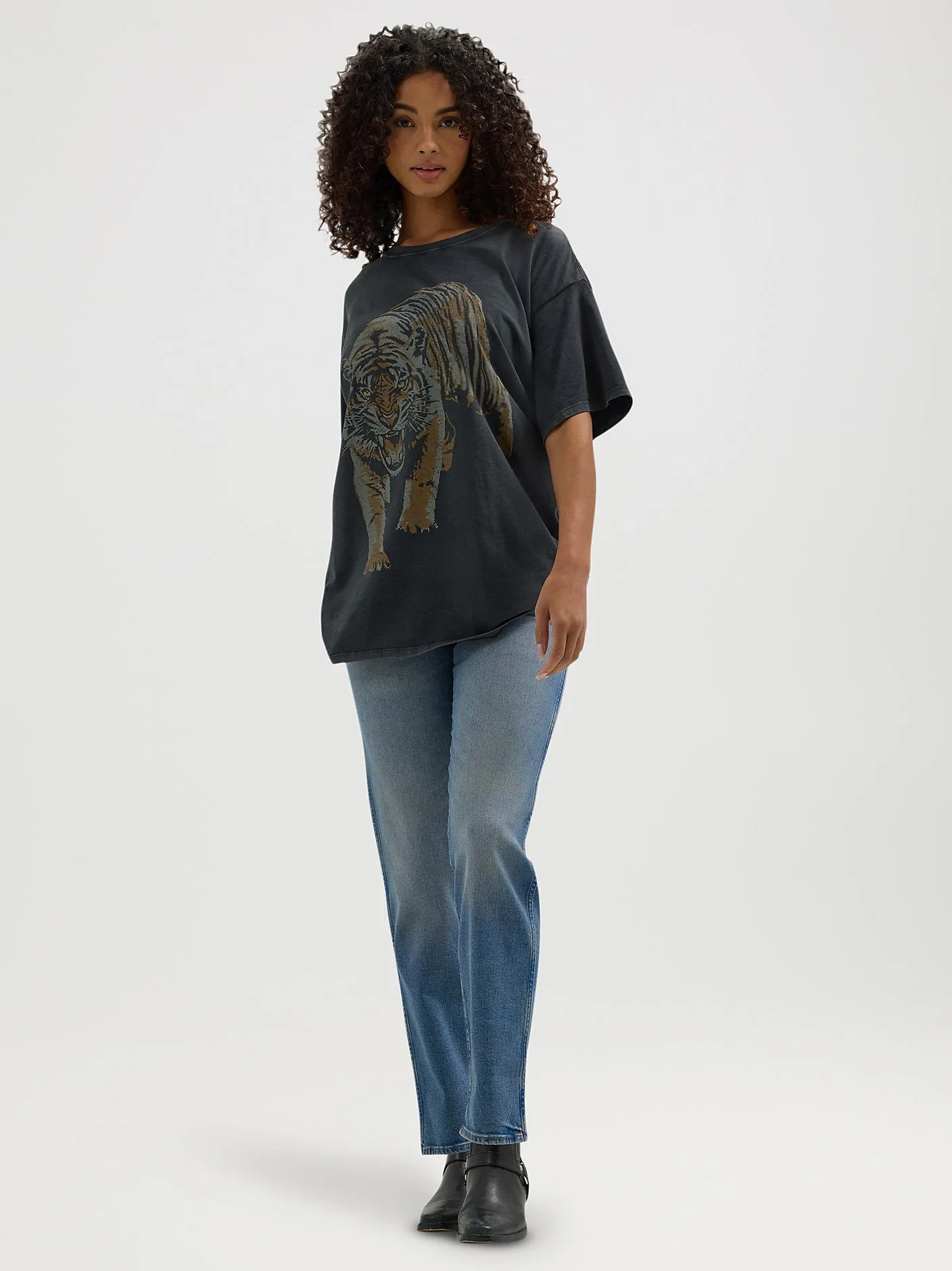 Sunset Straight Jean - Dusty Indigo