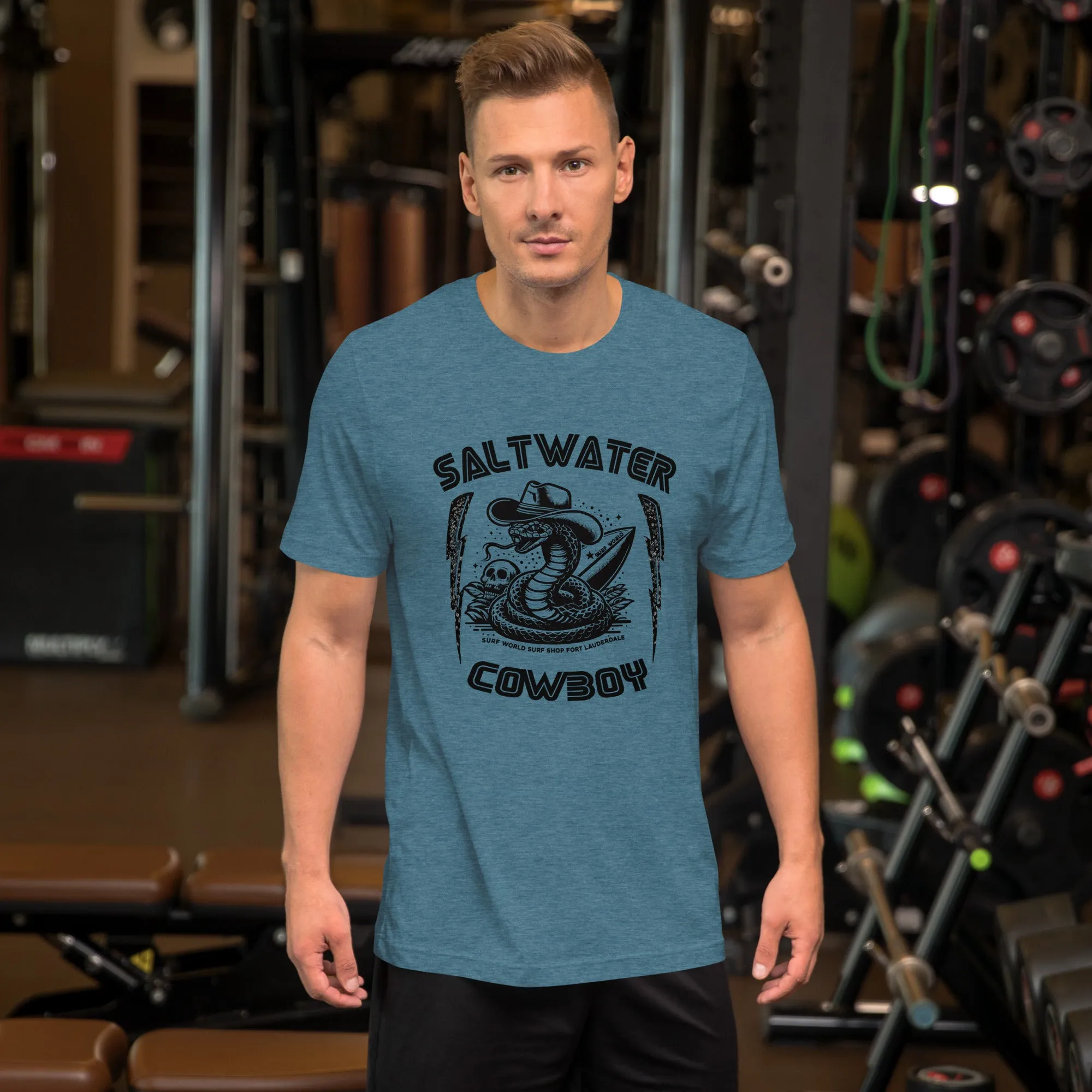 Surf World Salt Water Cowboy Tee Shirt