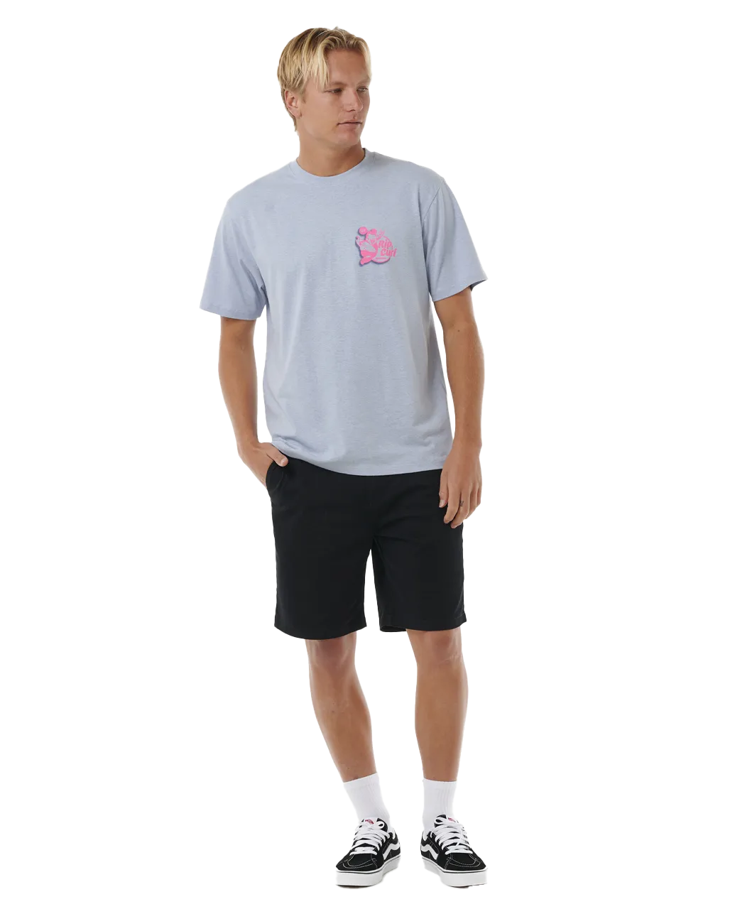 Surfer Dude T-Shirt in Spray Blue