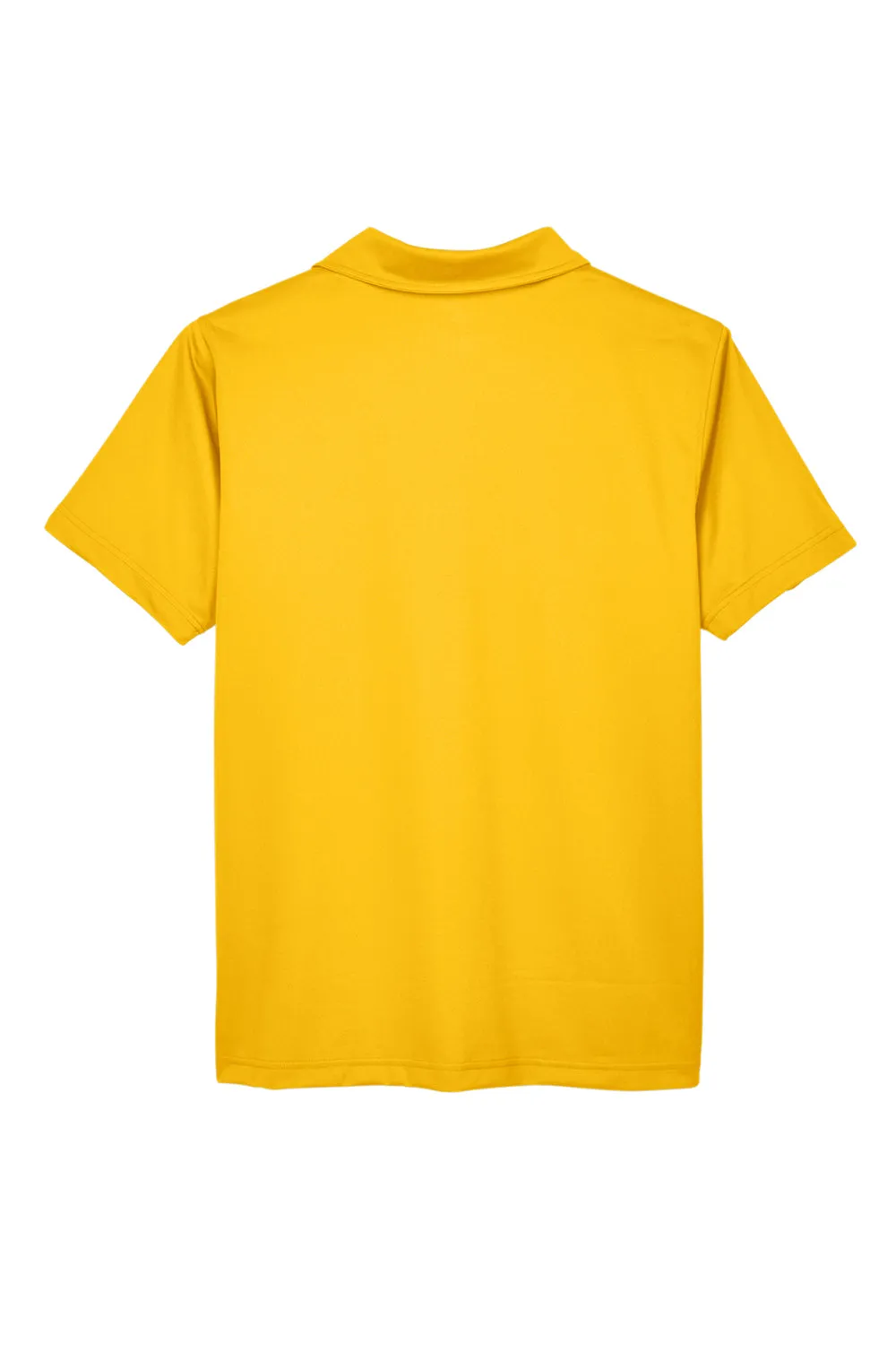 Team 365 Mens Command Performance Moisture Wicking Short Sleeve Polo Shirt - Athletic Gold