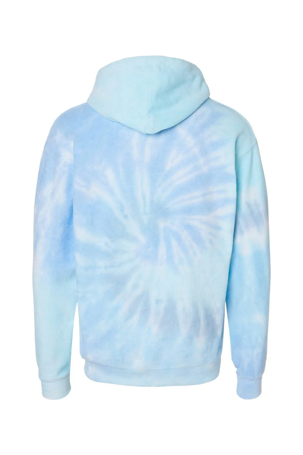 Tie-Dye Mens Cloud Hooded Sweatshirt Hoodie w/ Pouch Pocket - Lagoon