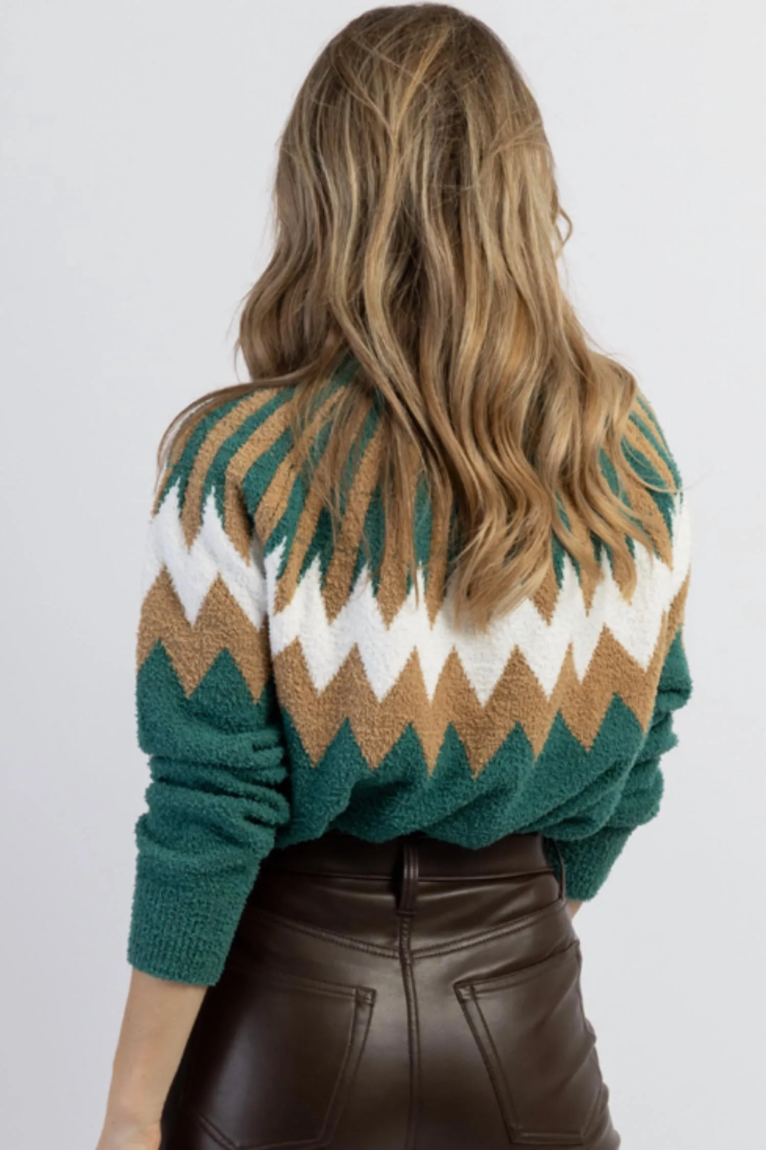 Tis The Starburst Sweater In Green