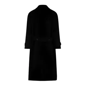 Tom Ford Mens Wool Long Coat in Black
